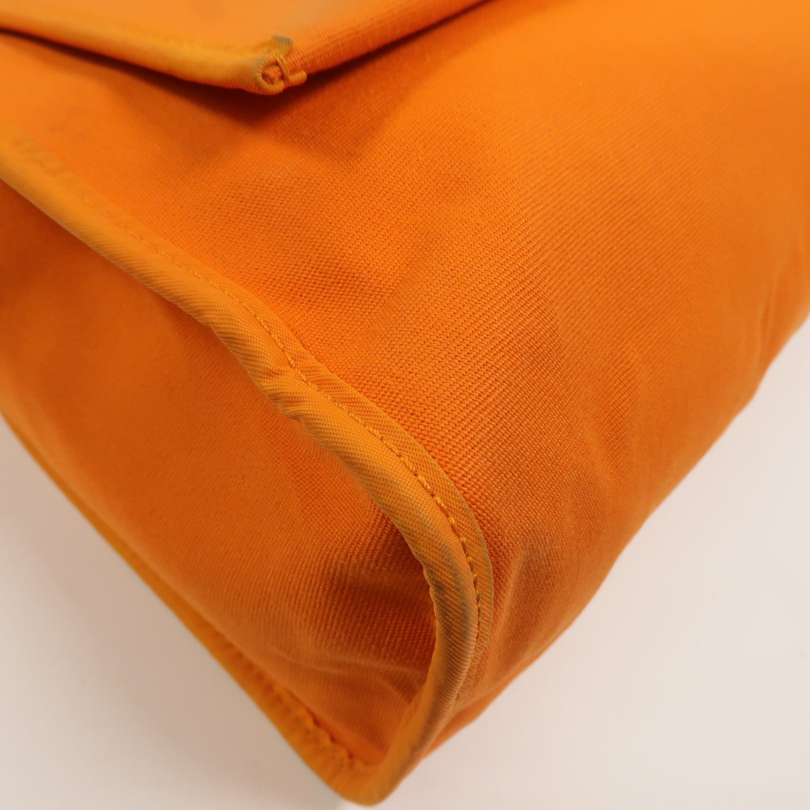 HERMES 帆布Herbag PM手挽肩背兩用袋Orange H
