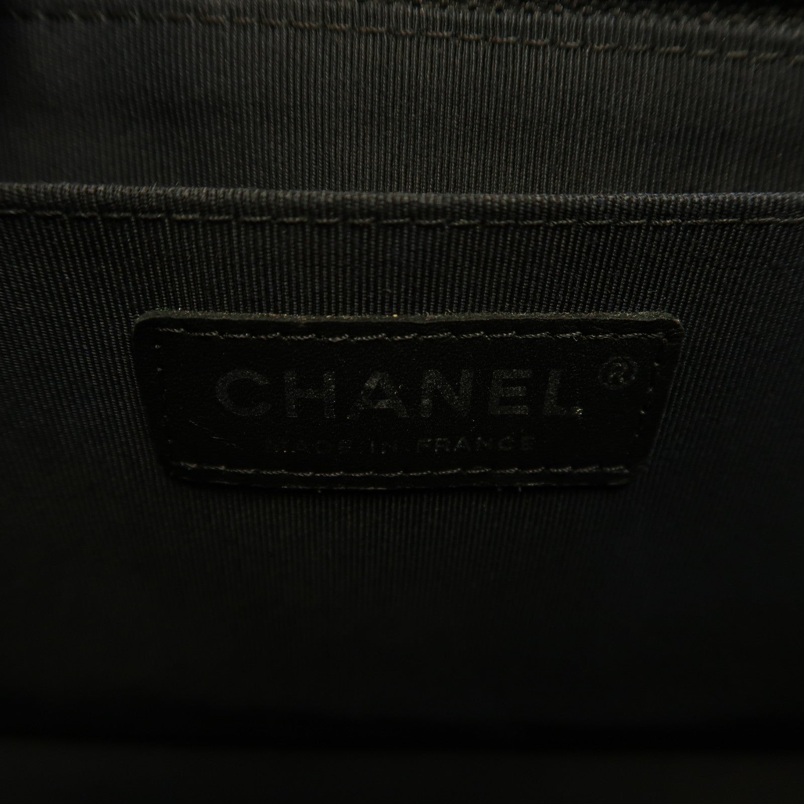 CHANEL 軟呢Classic Flap 25cm銀扣鏈帶肩背袋黑色