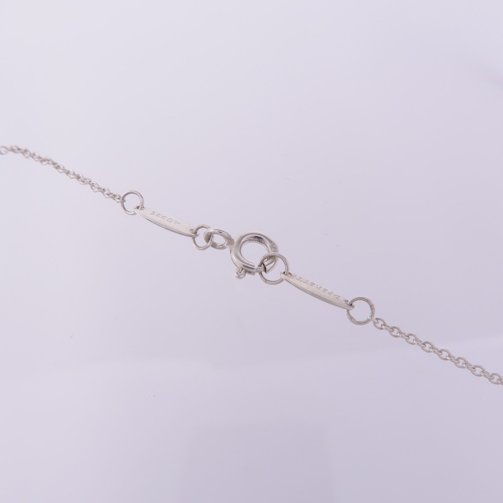 TIFFANY＆CO 925純銀Tsavorite Necklace沙弗萊石項鍊