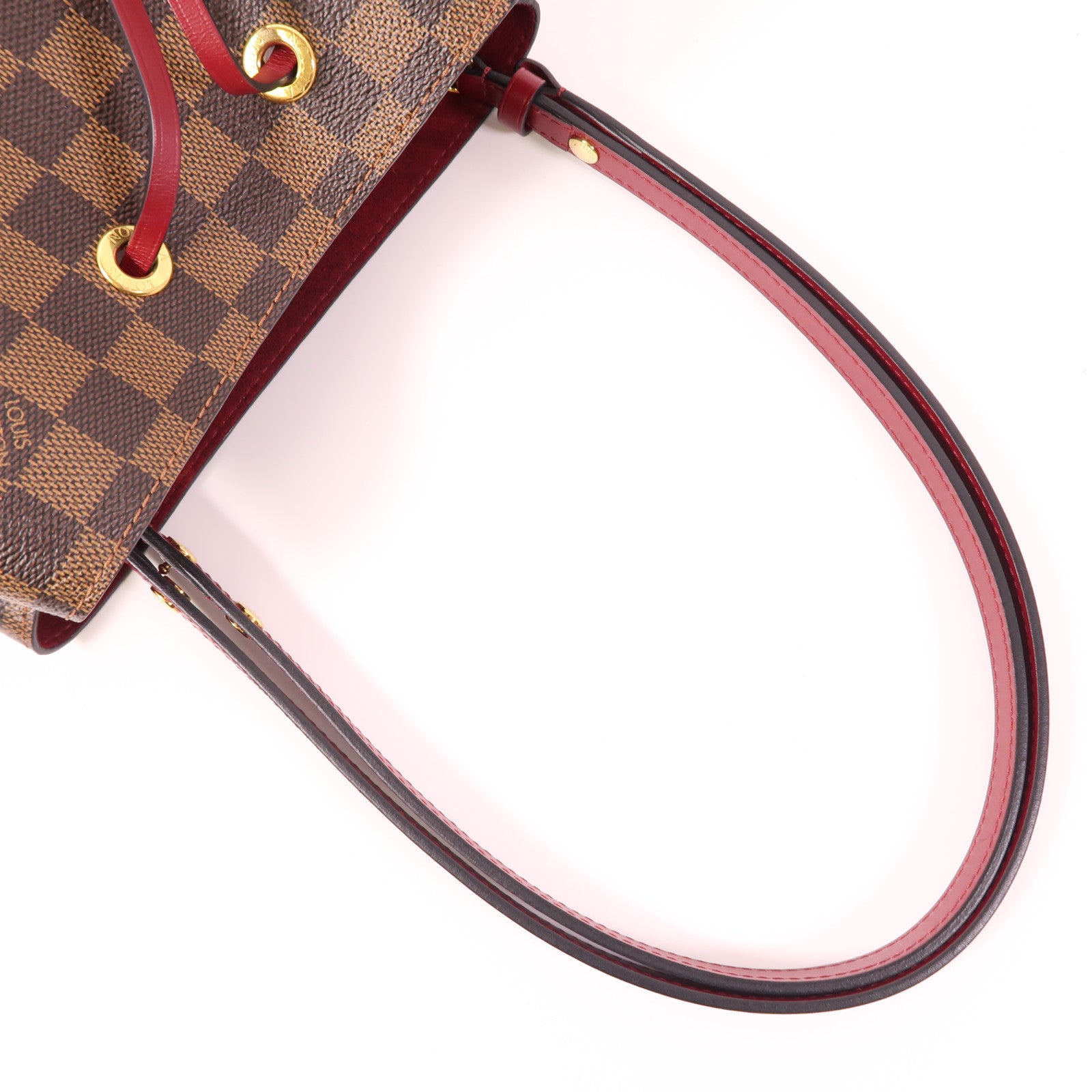 LOUIS VUITTON Damier NeoNoe MM金扣肩背袋