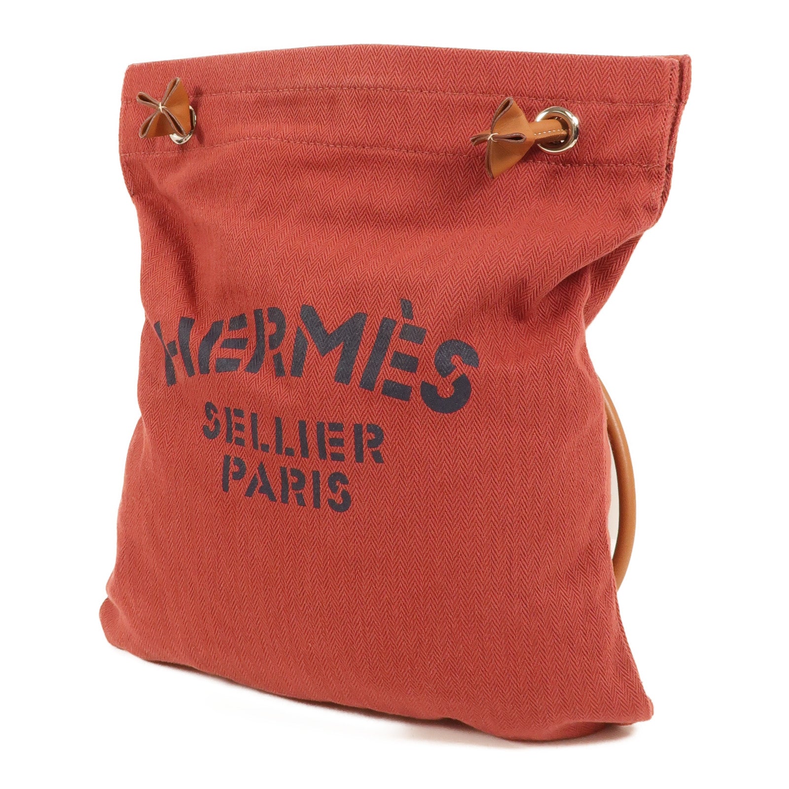 HERMES 帆布/Swift皮革Aline Grooming肩背袋Rough H