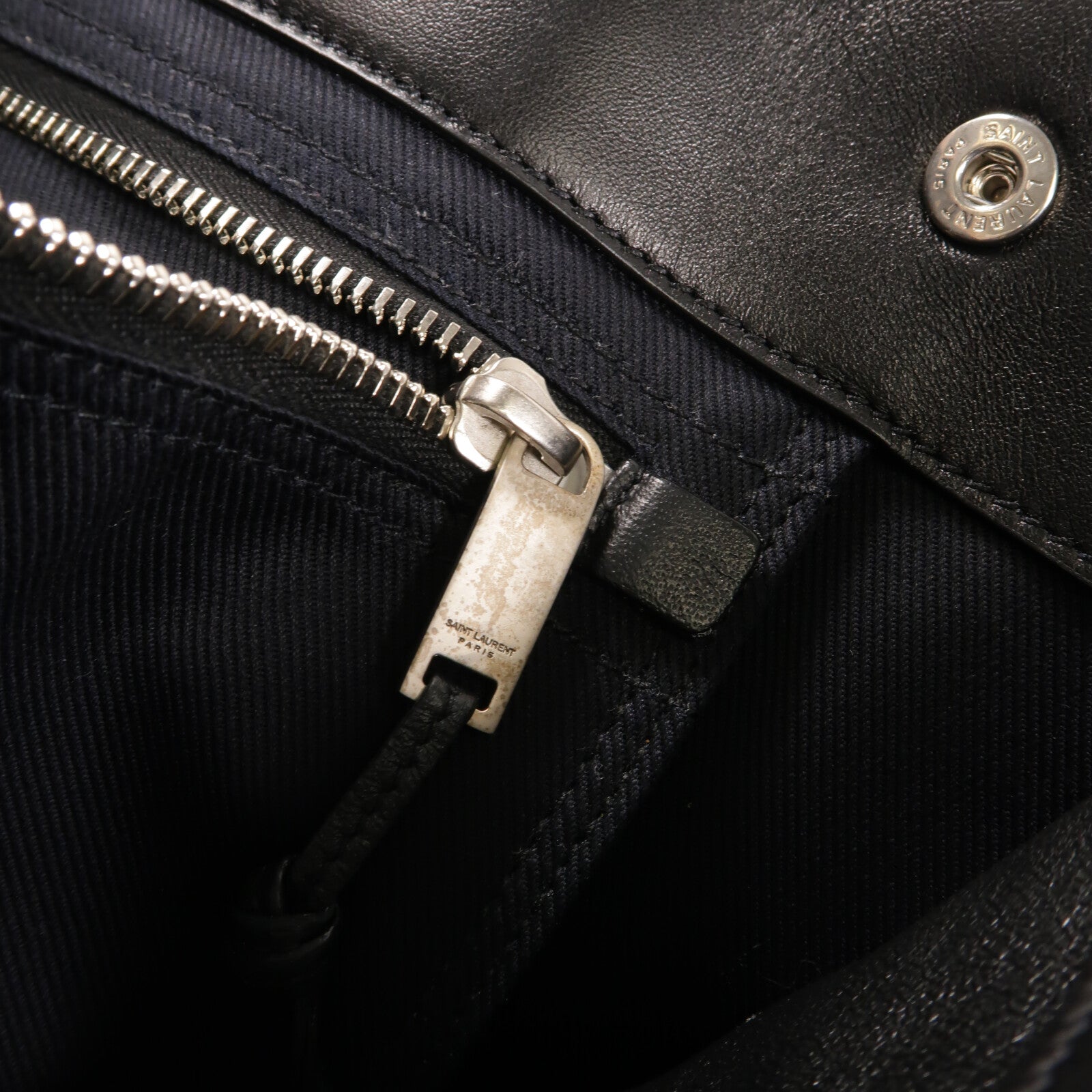 YVES SAINT LAURENT 牛皮皮革North South Rive Gauche Tote手挽袋