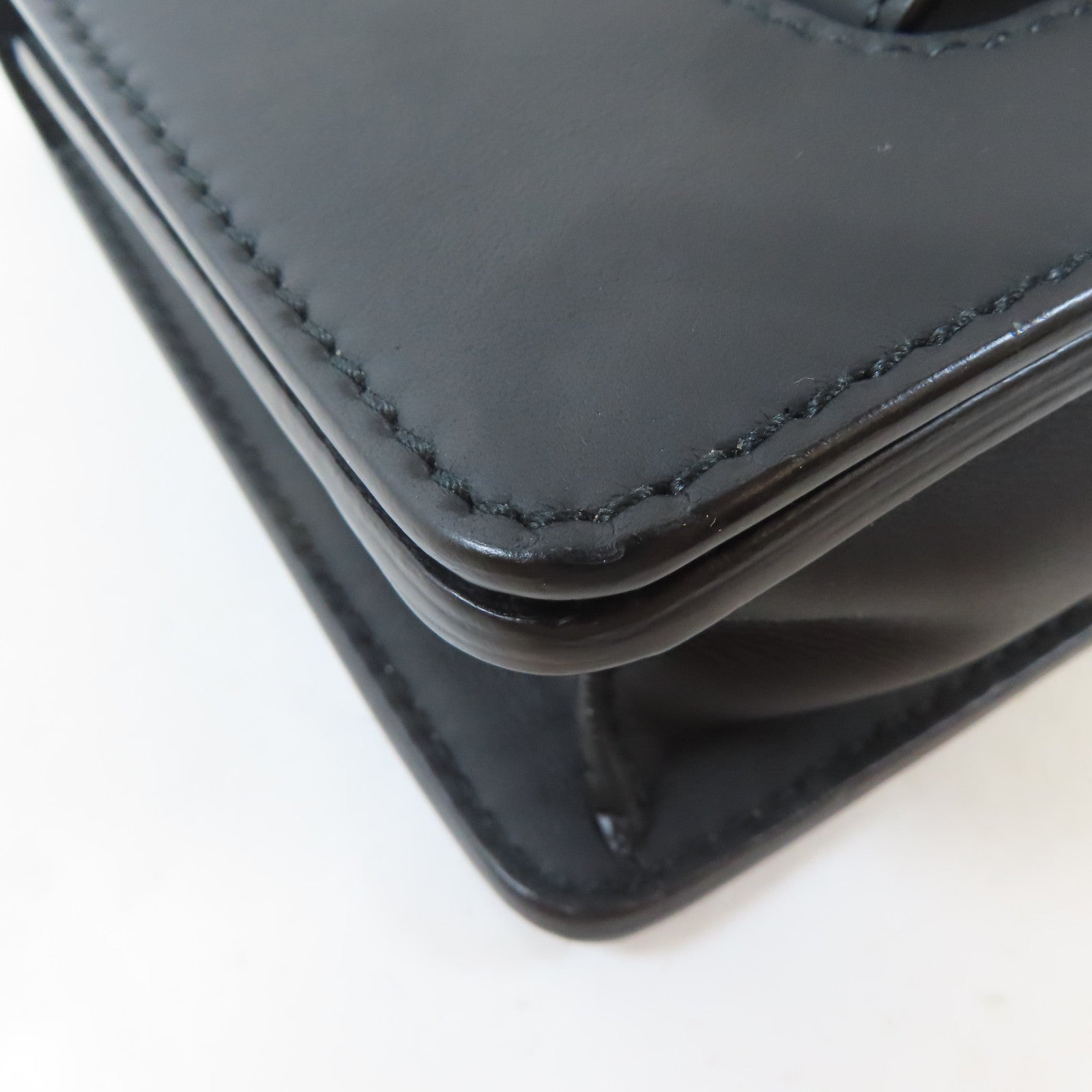 Dior 【激減優惠】牛皮皮革J'odior So Black鏈帶肩背袋黑色