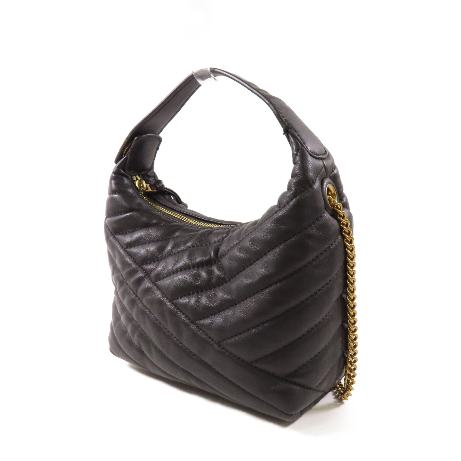 Tory Burch 皮革2 Way Shoulder Bag金扣手挽肩背兩用袋