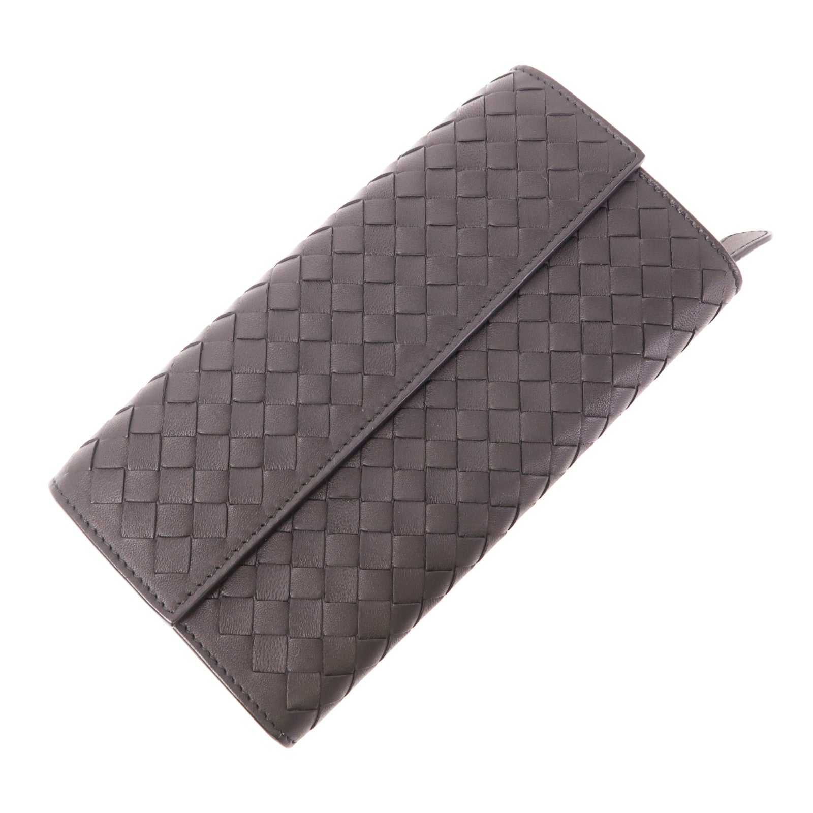 BOTTEGA VENETA BV Long Wallet Leather Black