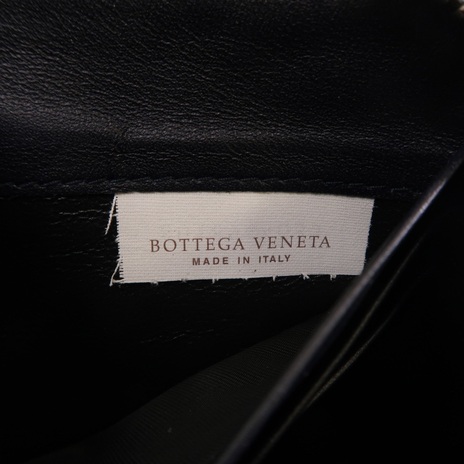 BOTTEGA VENETA 織紋皮革Zipped Long Wallet長錢包黑色