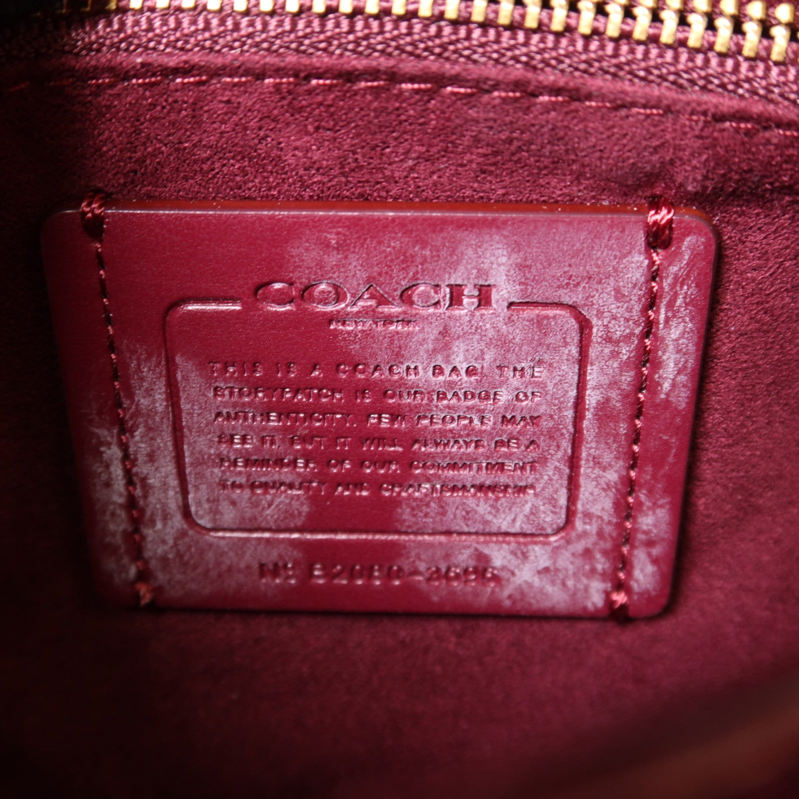 COACH 帆布/牛皮皮革Chain Shoulder Bag金扣鏈帶肩背袋