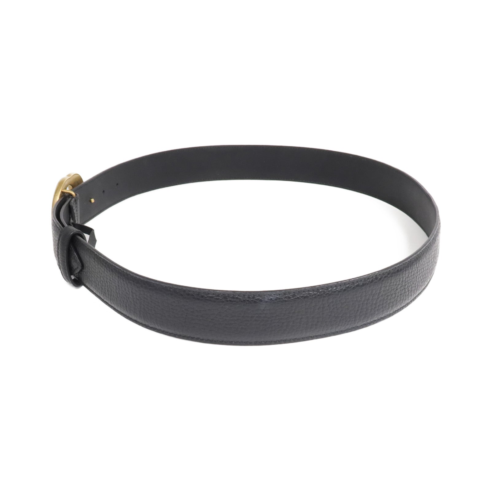 GUCCI 牛皮皮革GG Belt金扣皮帶