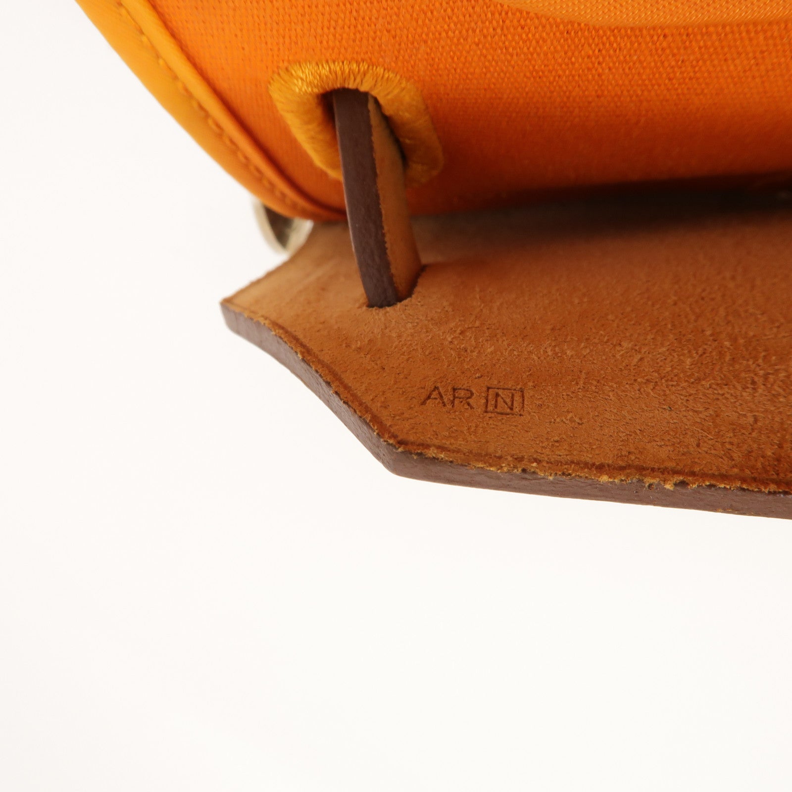 HERMES 帆布Herbag PM手挽肩背兩用袋Orange H