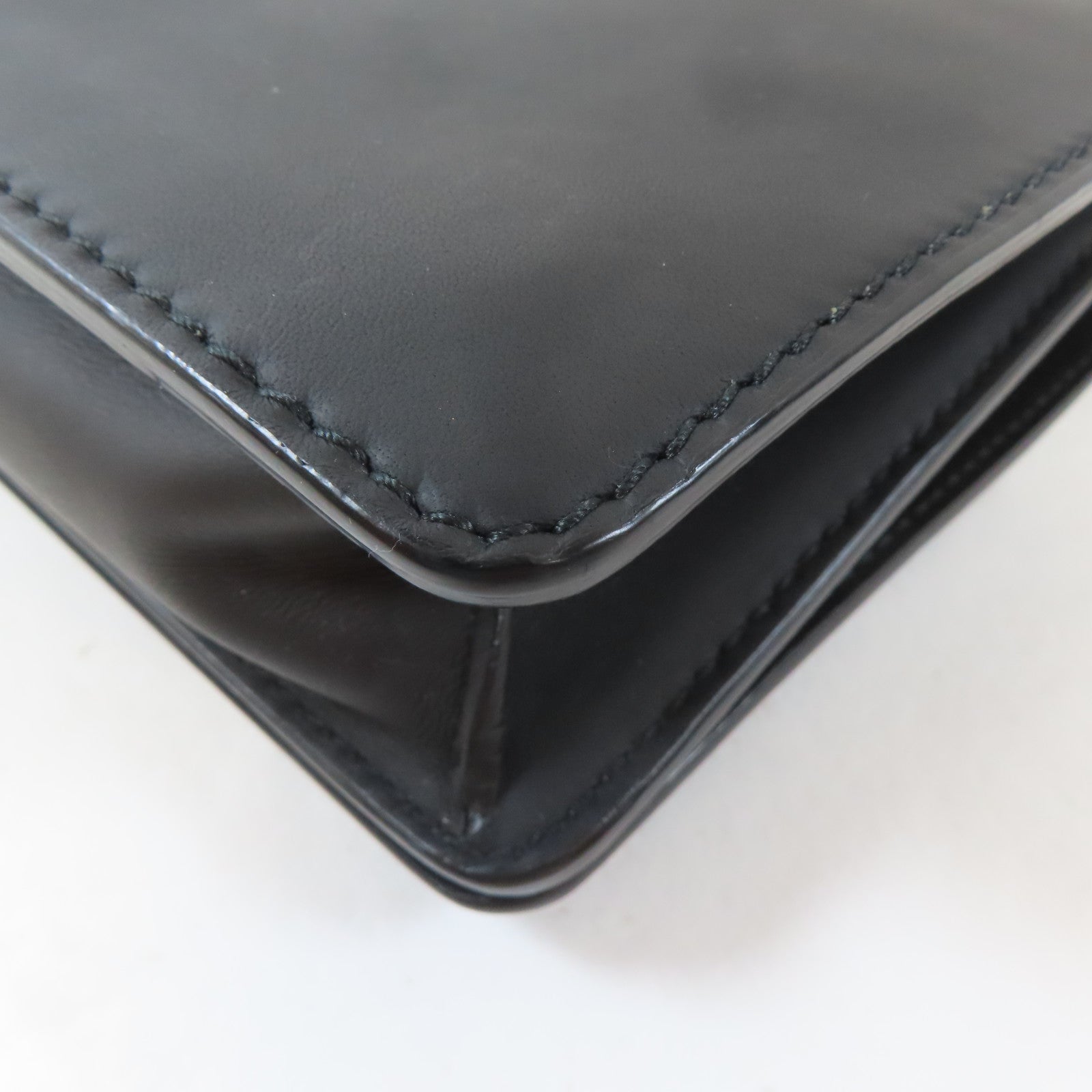 Dior 【激減優惠】牛皮皮革J'odior So Black鏈帶肩背袋黑色