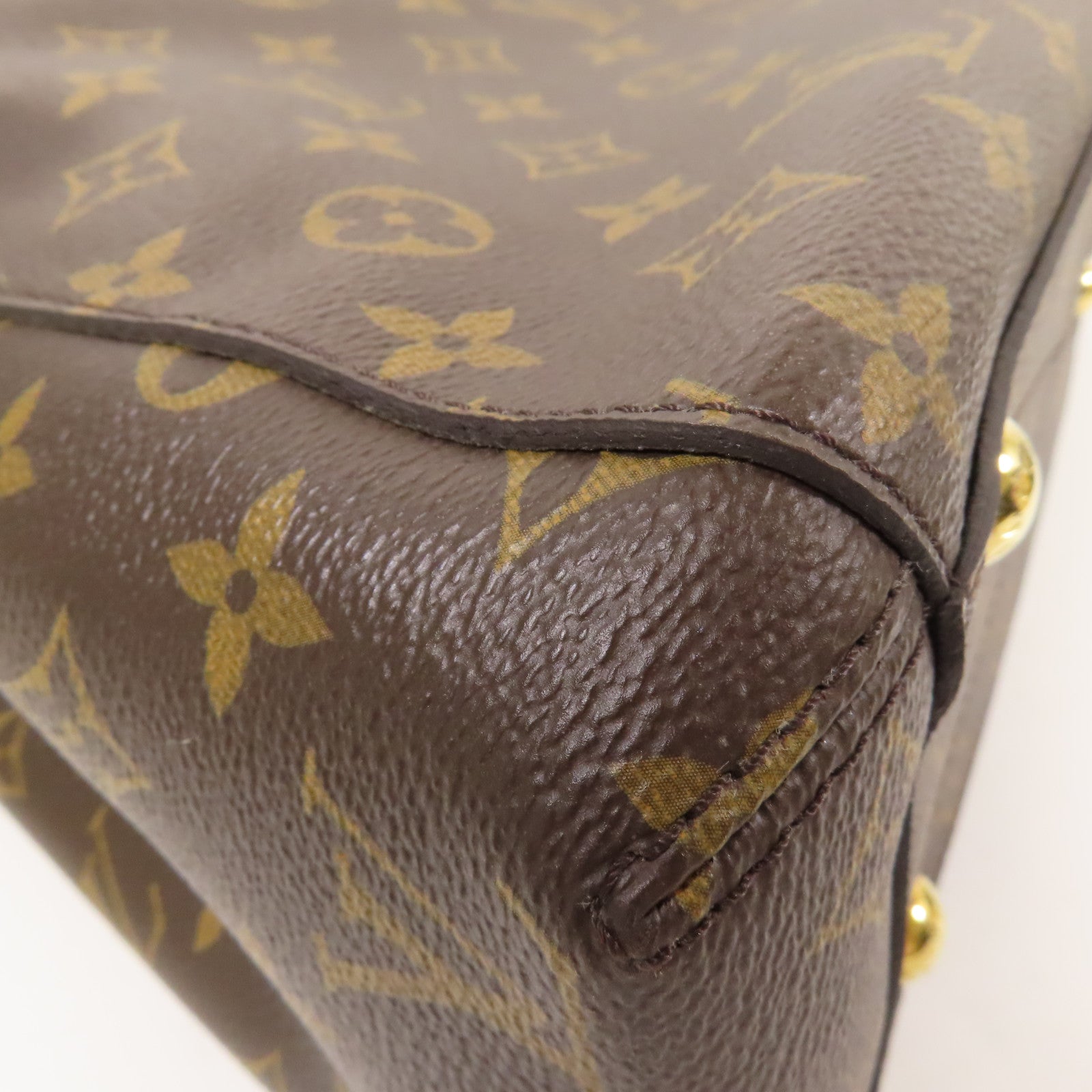 LOUIS VUITTON Monogram Montaigne MM金扣手挽肩背兩用袋