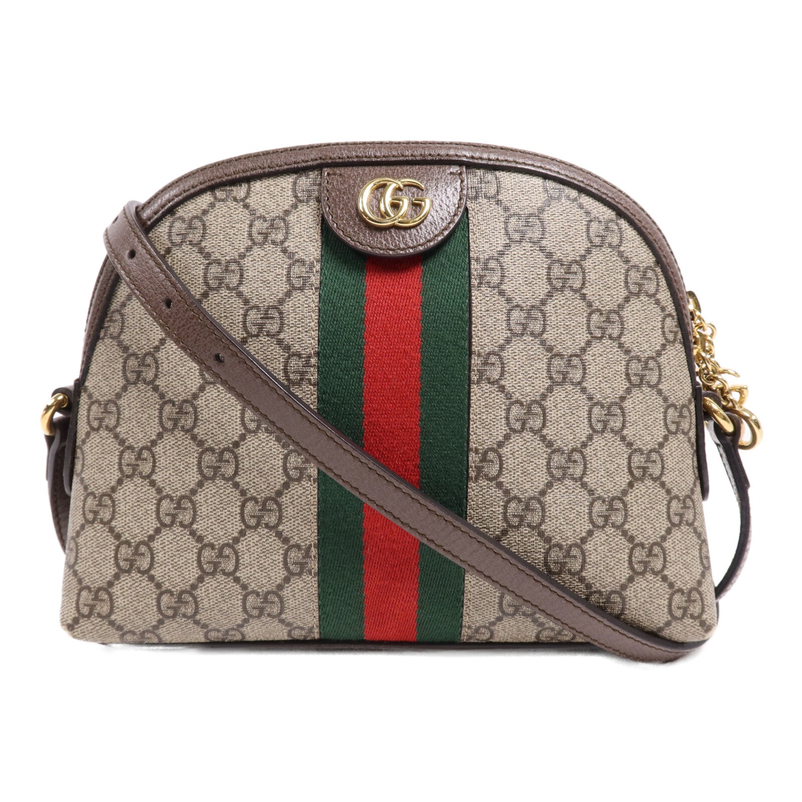 GUCCI 塗層帆布Ophidia GG Small金扣肩背袋
