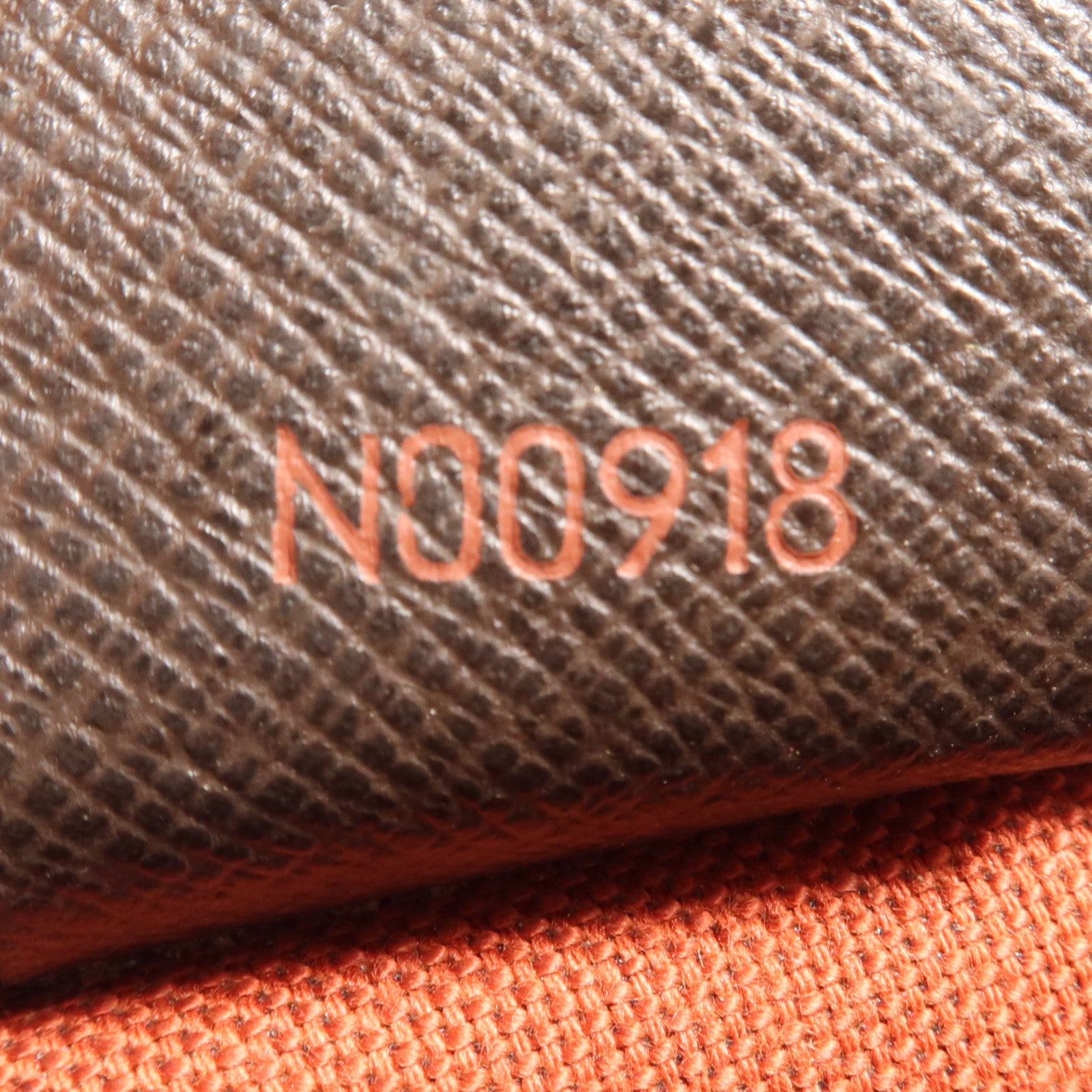 LOUIS VUITTON Damier Trousse Makeup Accessory Pouch金扣手挽袋