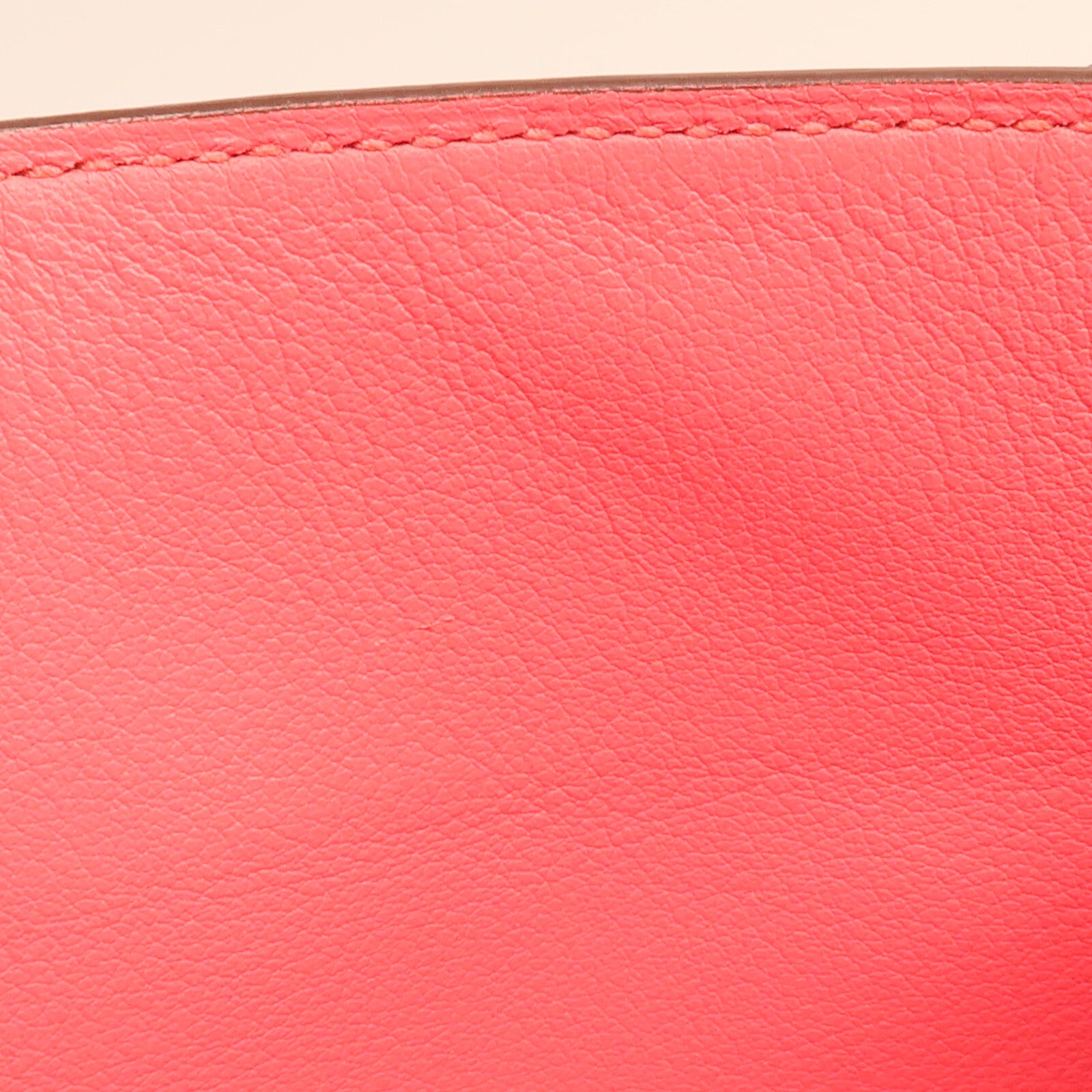 HERMES 【激減優惠】Swift皮革Mini Constance銀扣手挽肩背兩用袋Rose Azalee