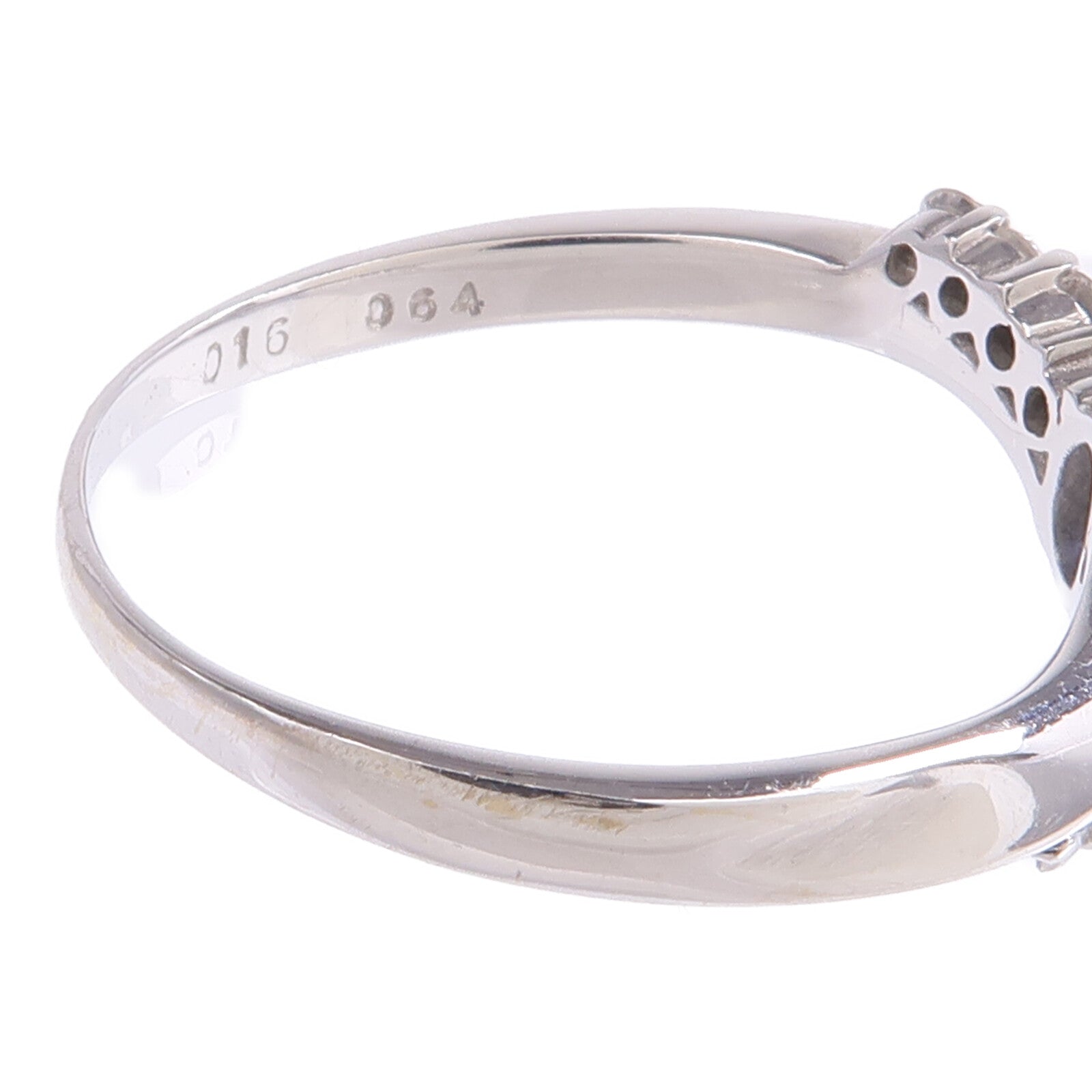 JEWELRY 【激減優惠】18K白金Sapphire Diamond Ring藍寶石/鑽石戒指US#7.25