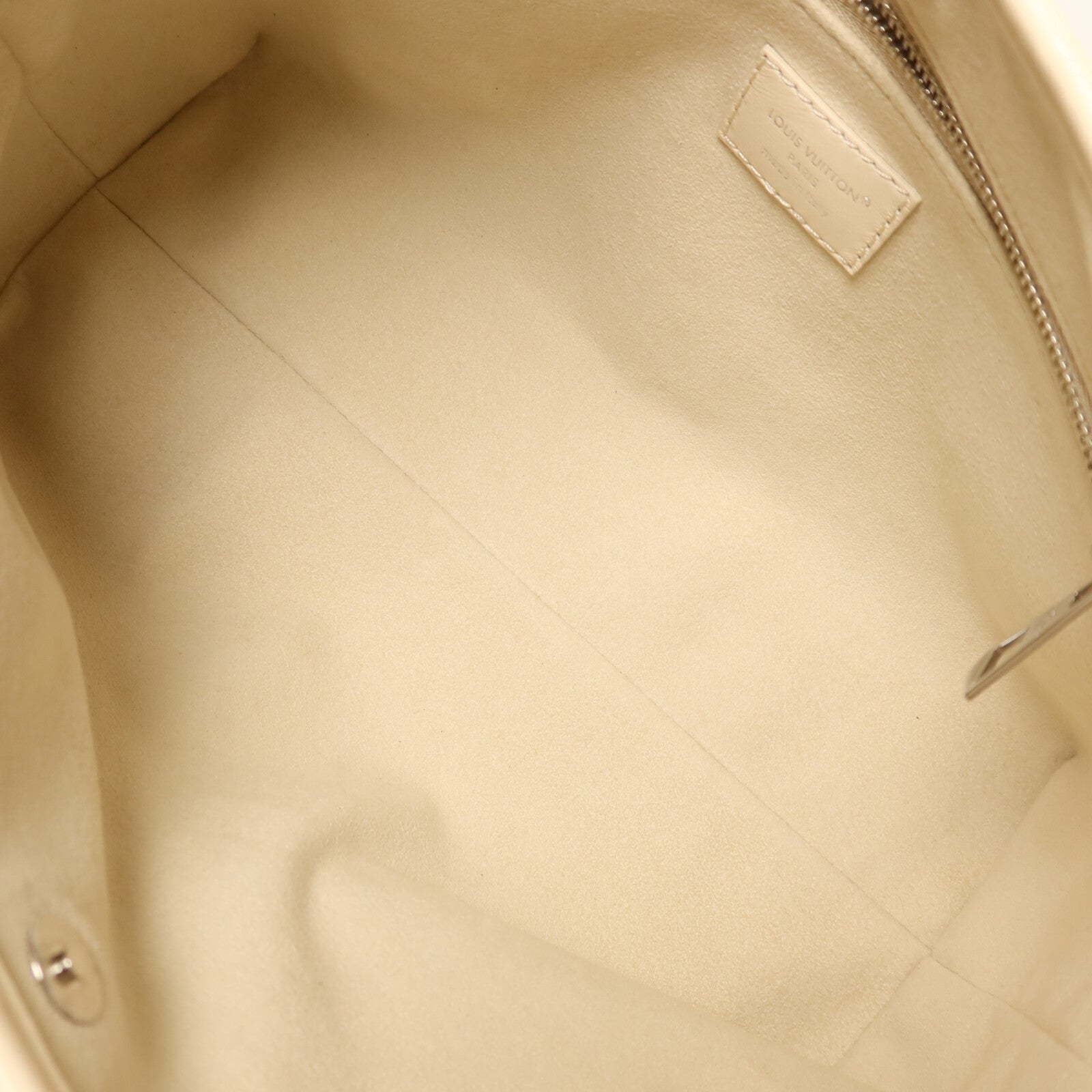 LOUIS VUITTON 羊皮皮革/Monogram CarryAll Cargo Vibe PM銀扣鏈帶手挽肩背兩用袋