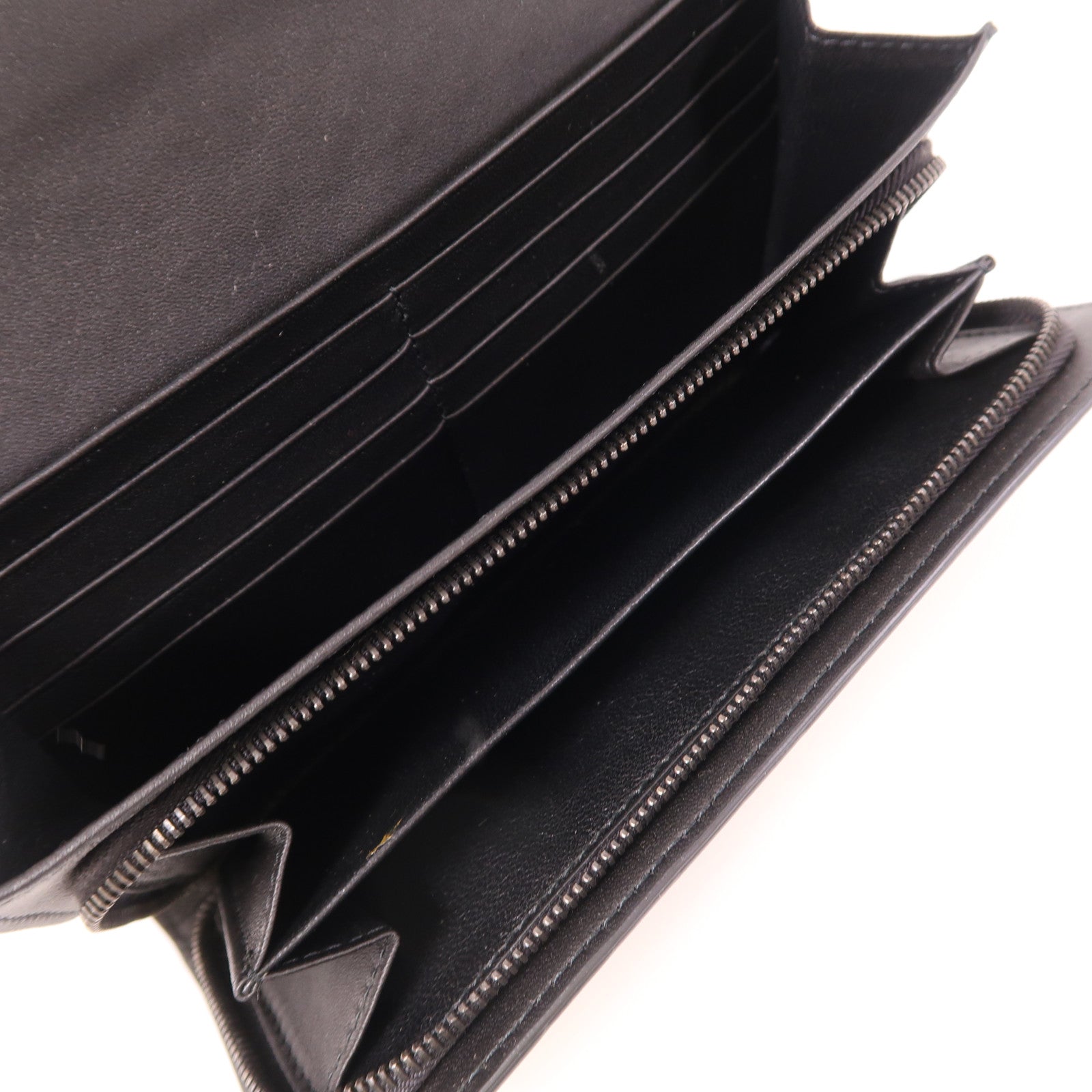 BOTTEGA VENETA BV Long Wallet Leather Black