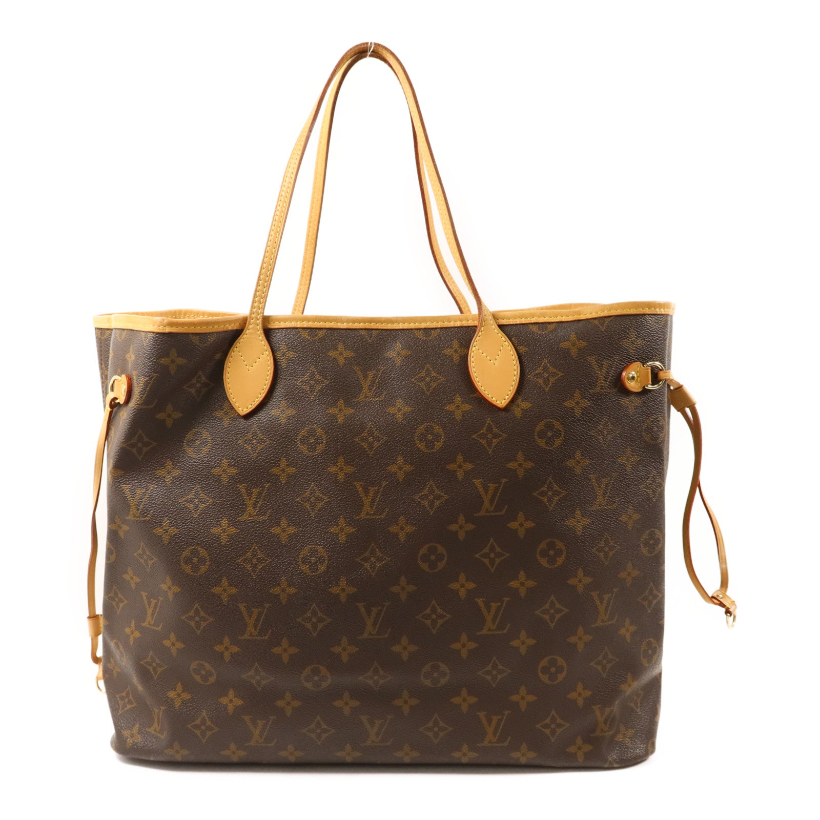 LOUIS VUITTON Monogram Neverfull GM金扣手挽袋