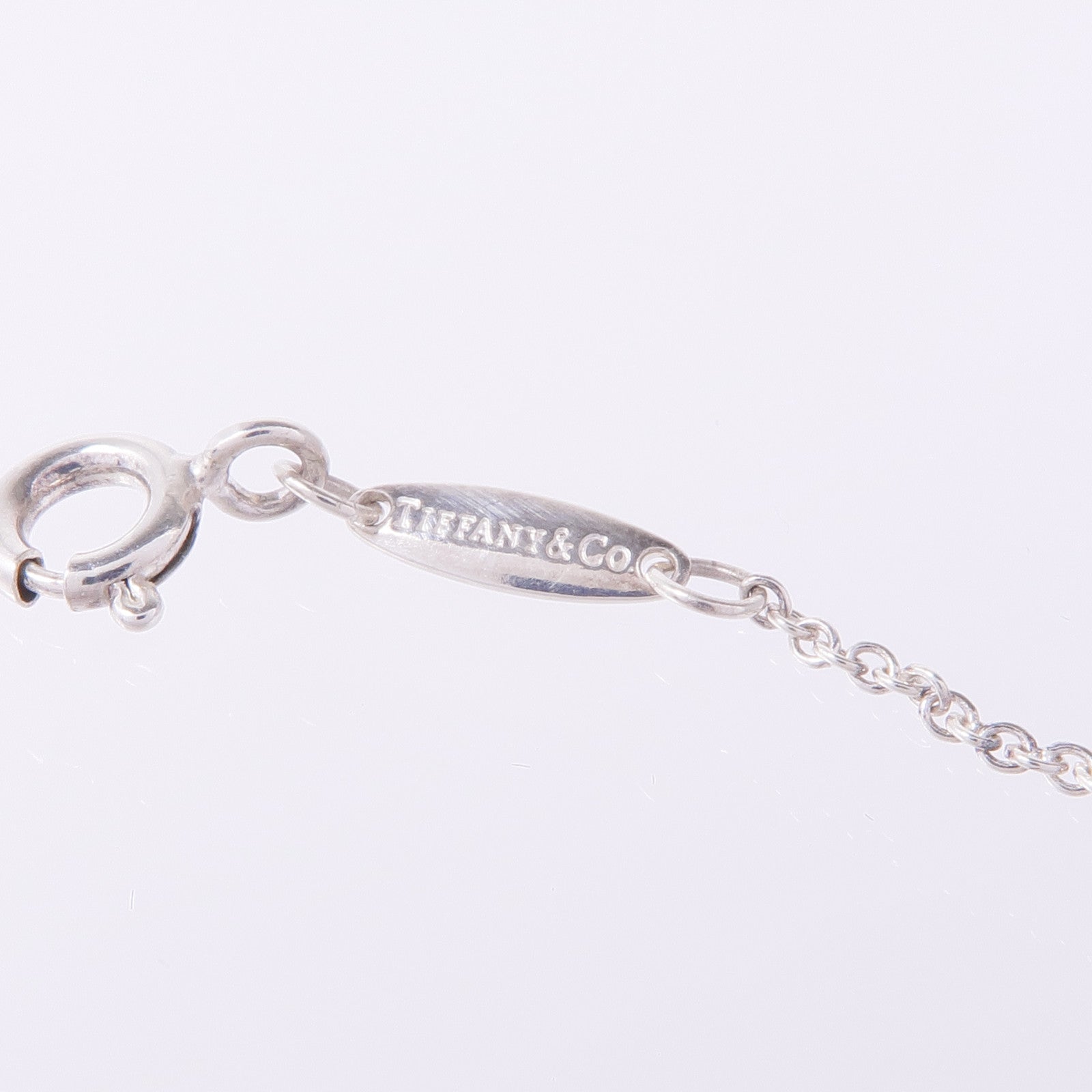 TIFFANY＆CO 925純銀Tsavorite Necklace沙弗萊石項鍊