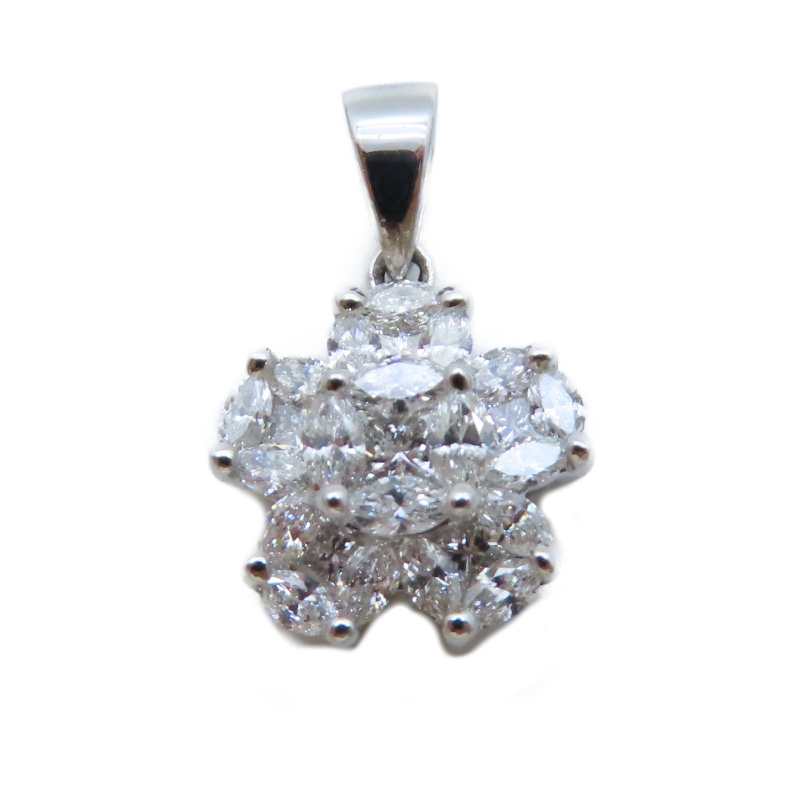 JEWELRY 18K白金Pendant 1.8g鑽石吊墜