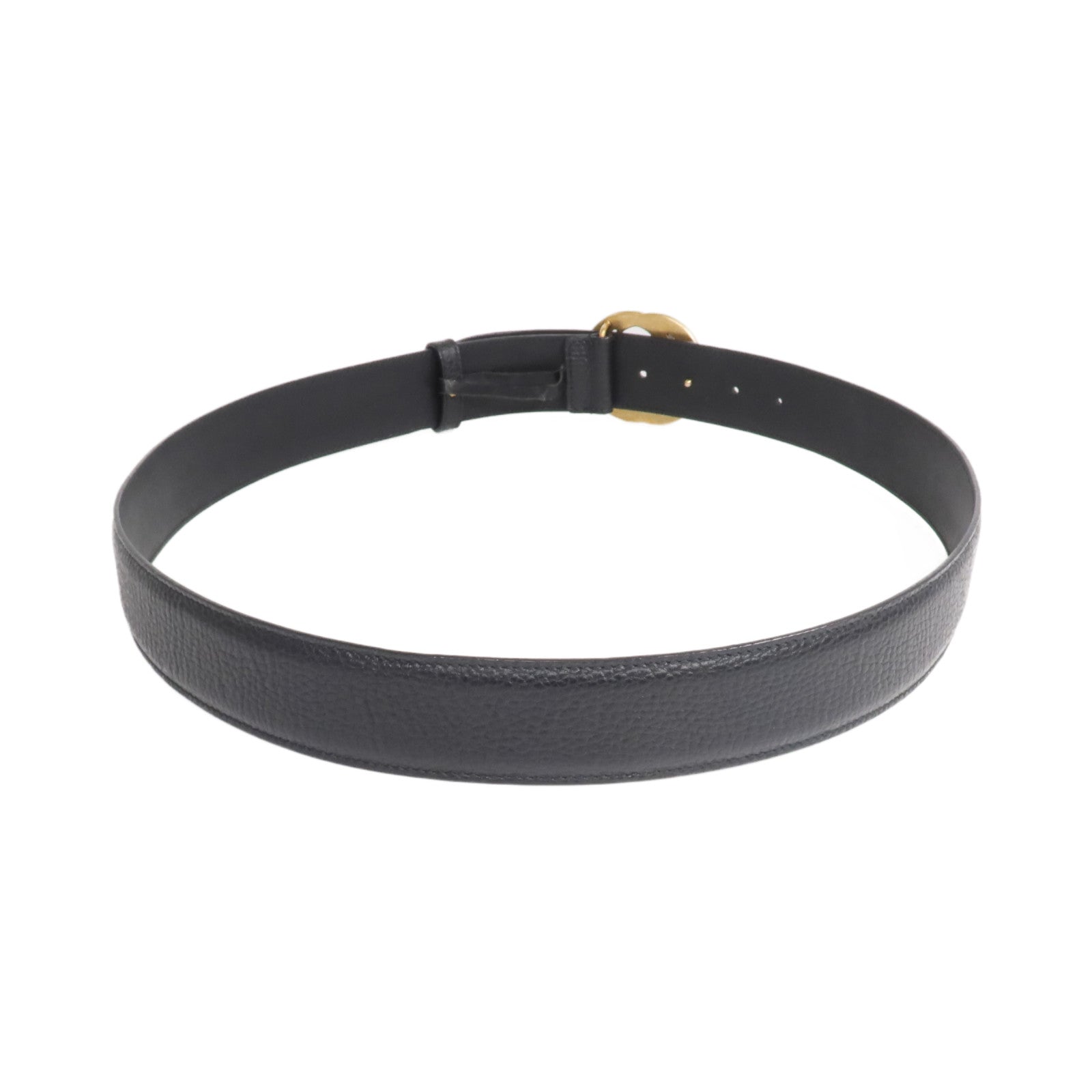 GUCCI 牛皮皮革GG Belt金扣皮帶