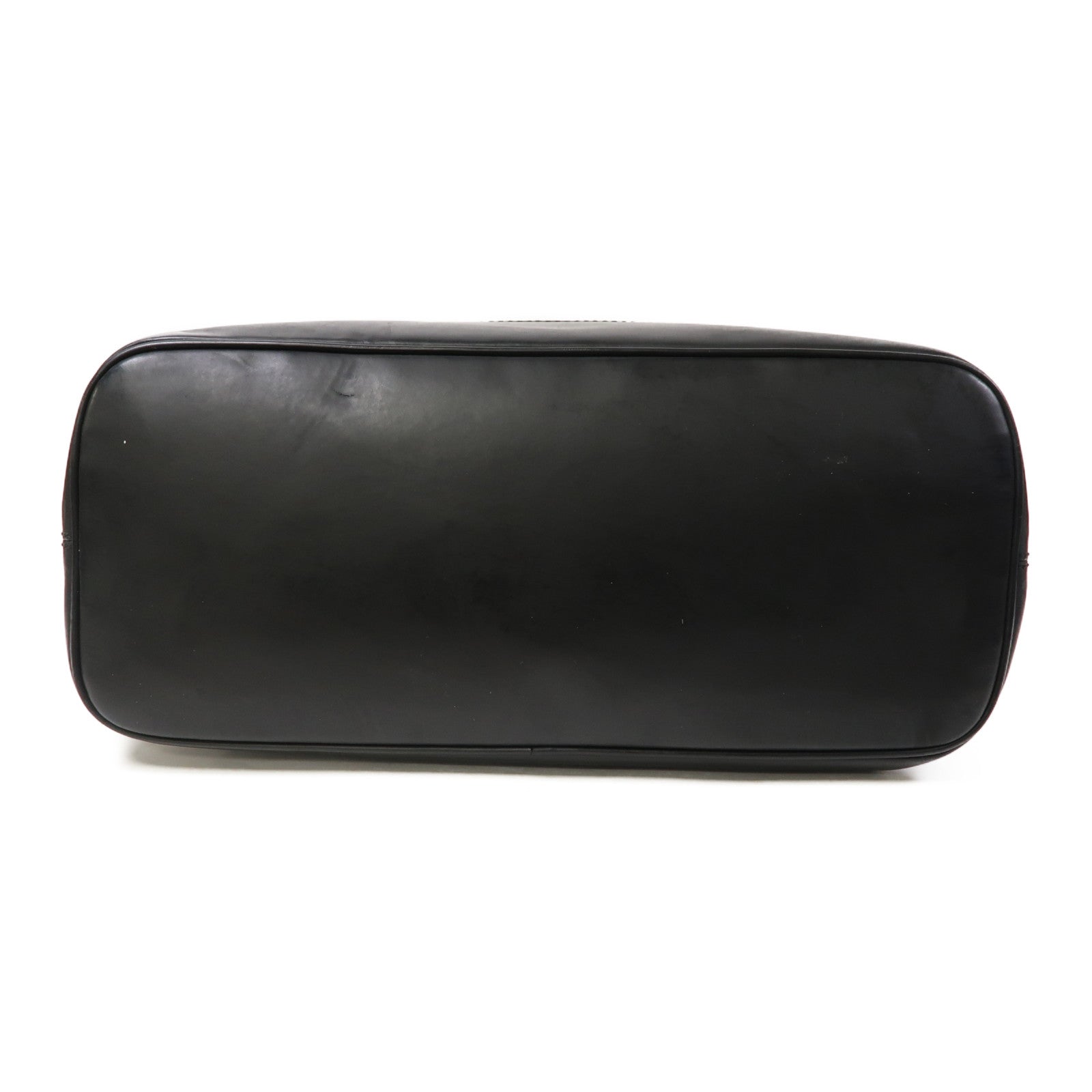 BALENCIAGA 帆布Shoulder Bag銀扣肩背袋白色/黑色