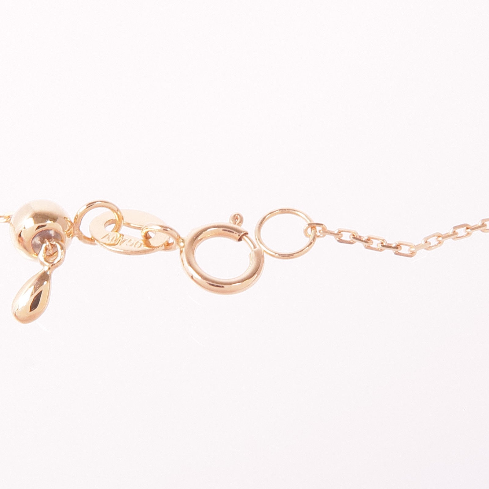 JEWELRY 【激減優惠】18K玫瑰金Diamond Sapphire Necklace鑽石/藍寶石項鍊