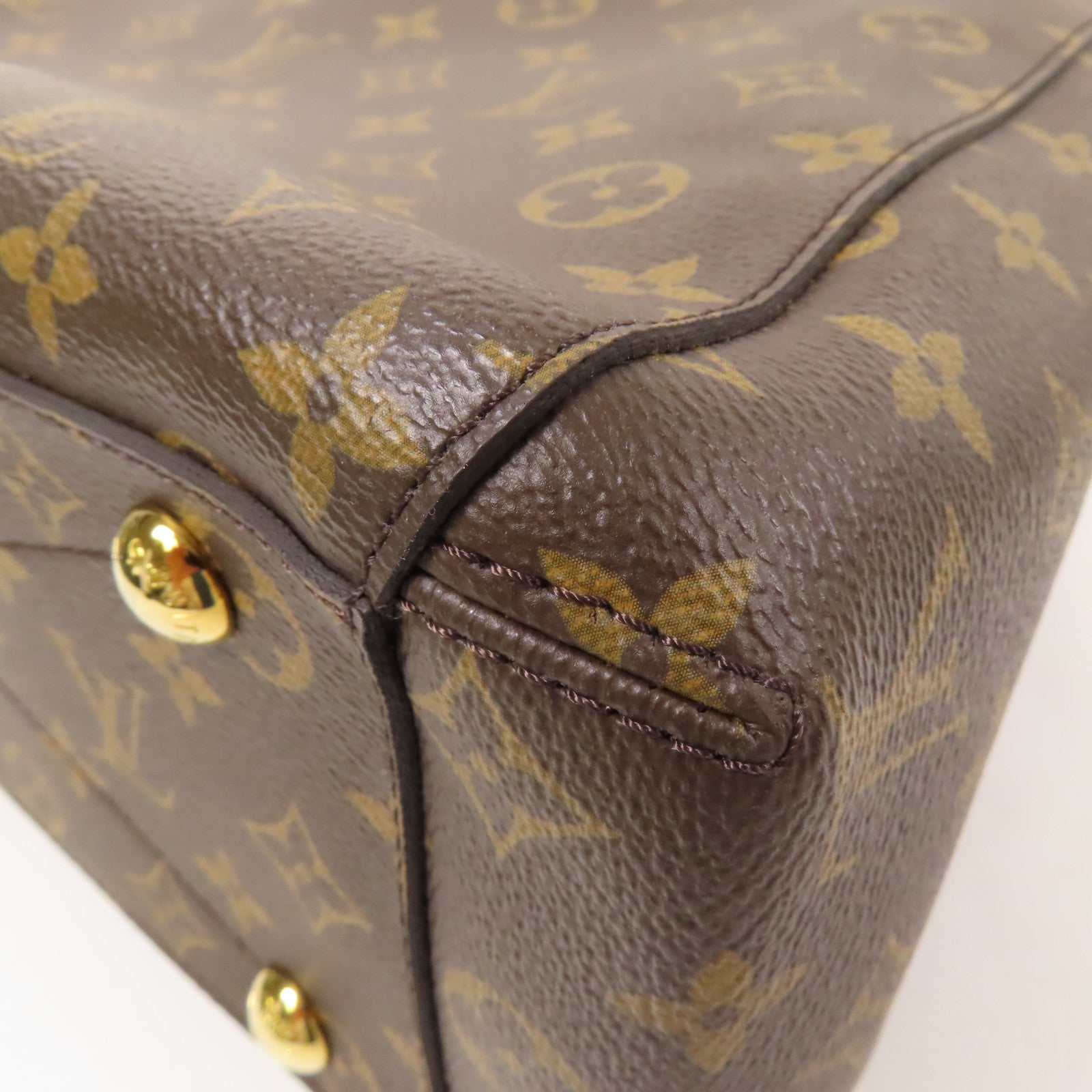 LOUIS VUITTON Monogram Montaigne MM金扣手挽肩背兩用袋