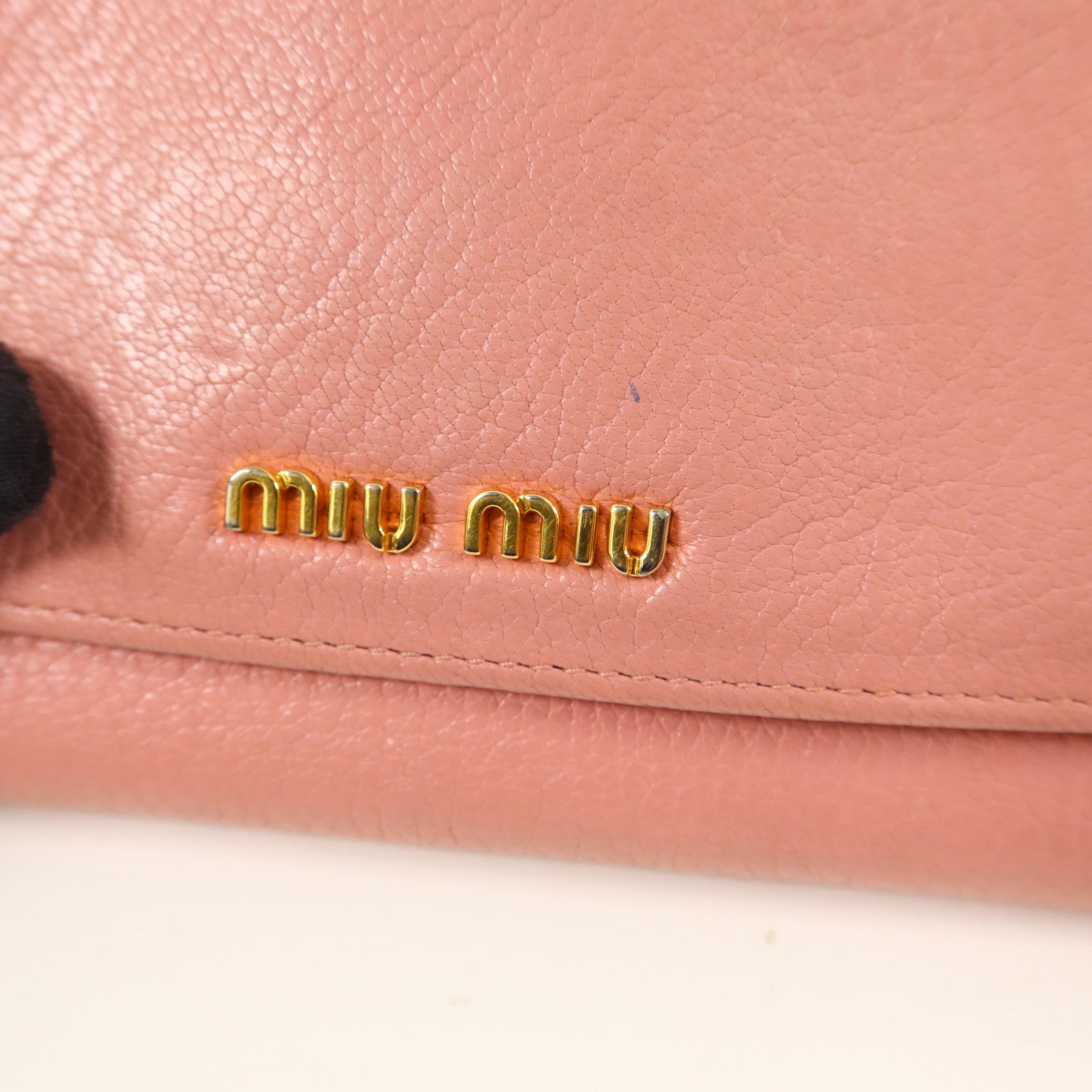 Miu Miu 牛皮皮革Long Wallet長錢包