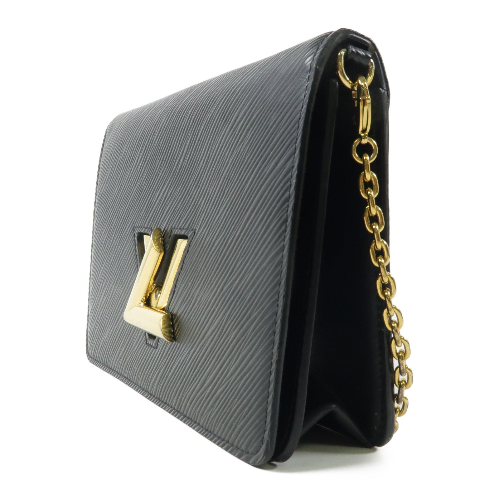 LOUIS VUITTON Epi Twist Shoulder Bag金扣鏈帶肩背袋