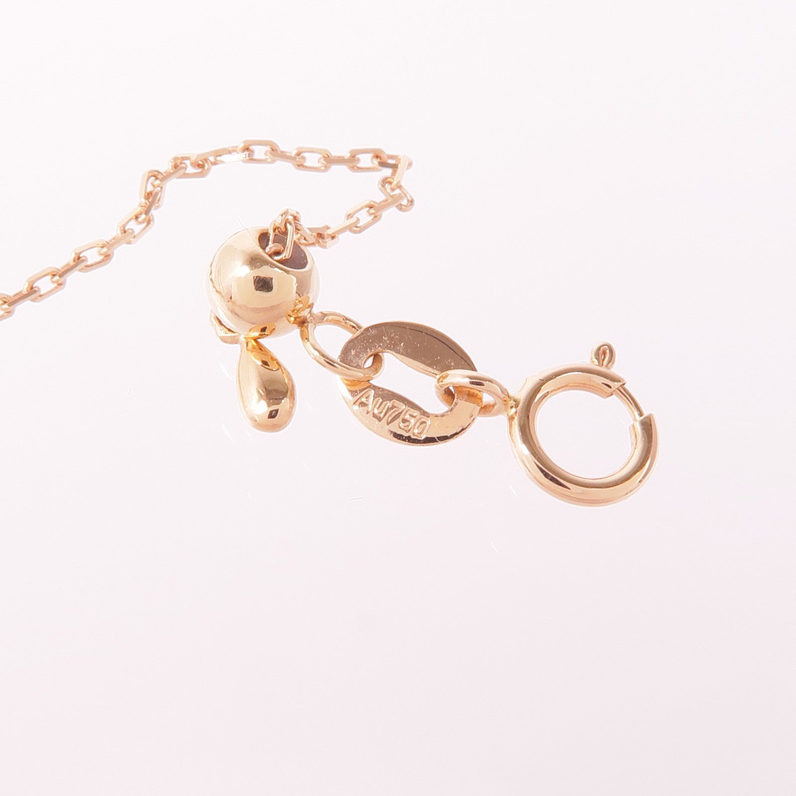 JEWELRY 【激減優惠】18K玫瑰金Diamond Sapphire Necklace鑽石/藍寶石項鍊