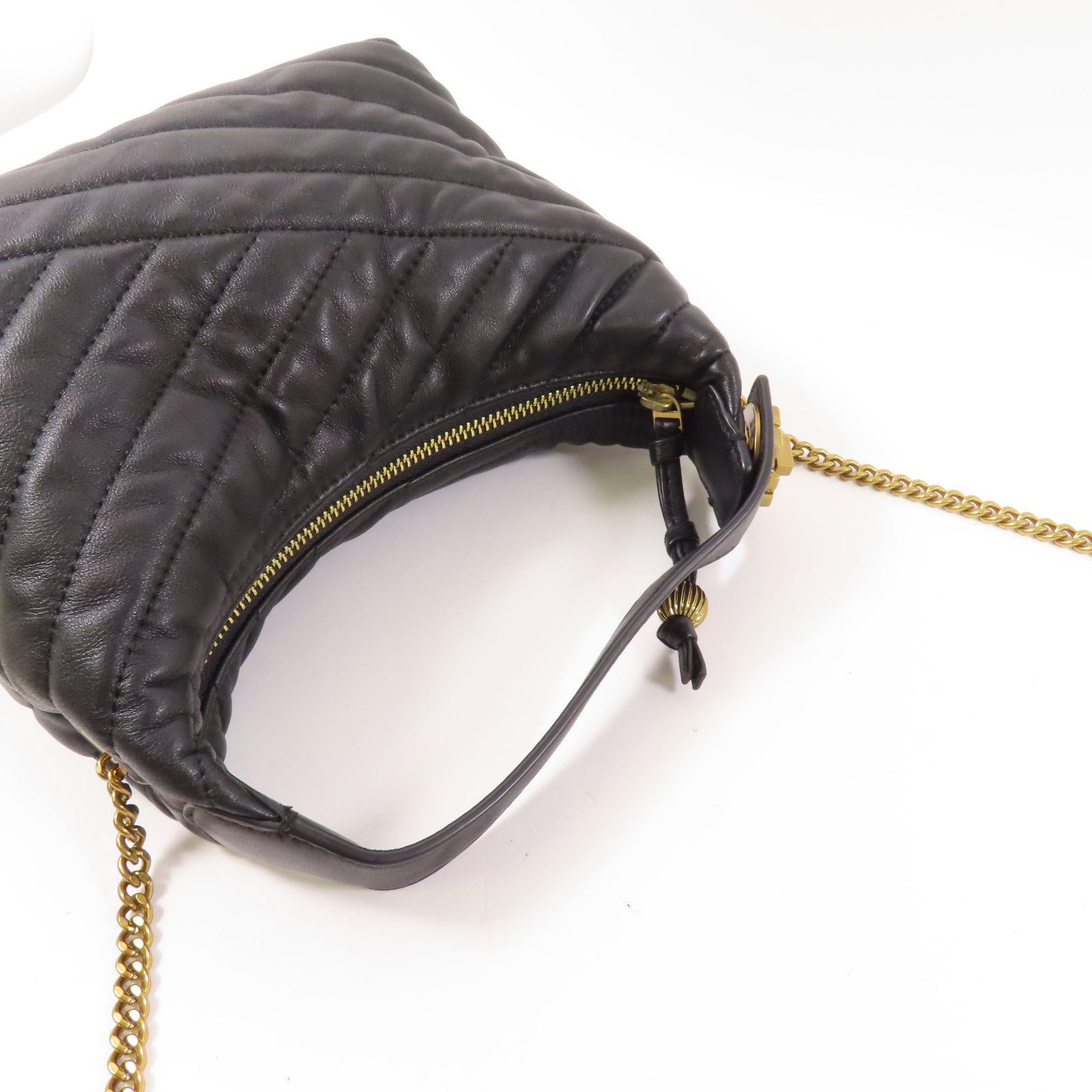 Tory Burch 皮革2 Way Shoulder Bag金扣手挽肩背兩用袋