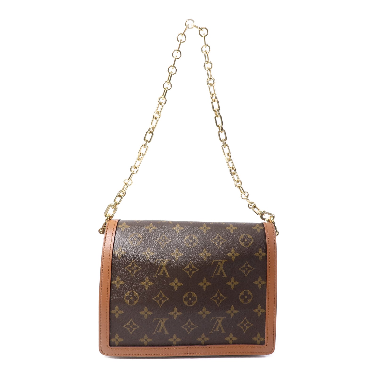 LOUIS VUITTON Monogram Reverse Dauphine MM肩背袋