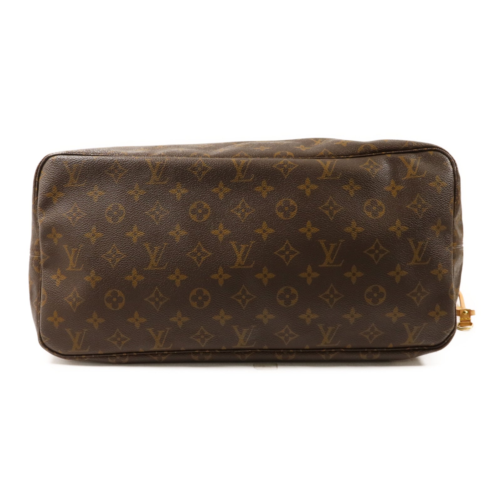 LOUIS VUITTON Monogram Neverfull GM金扣手挽袋