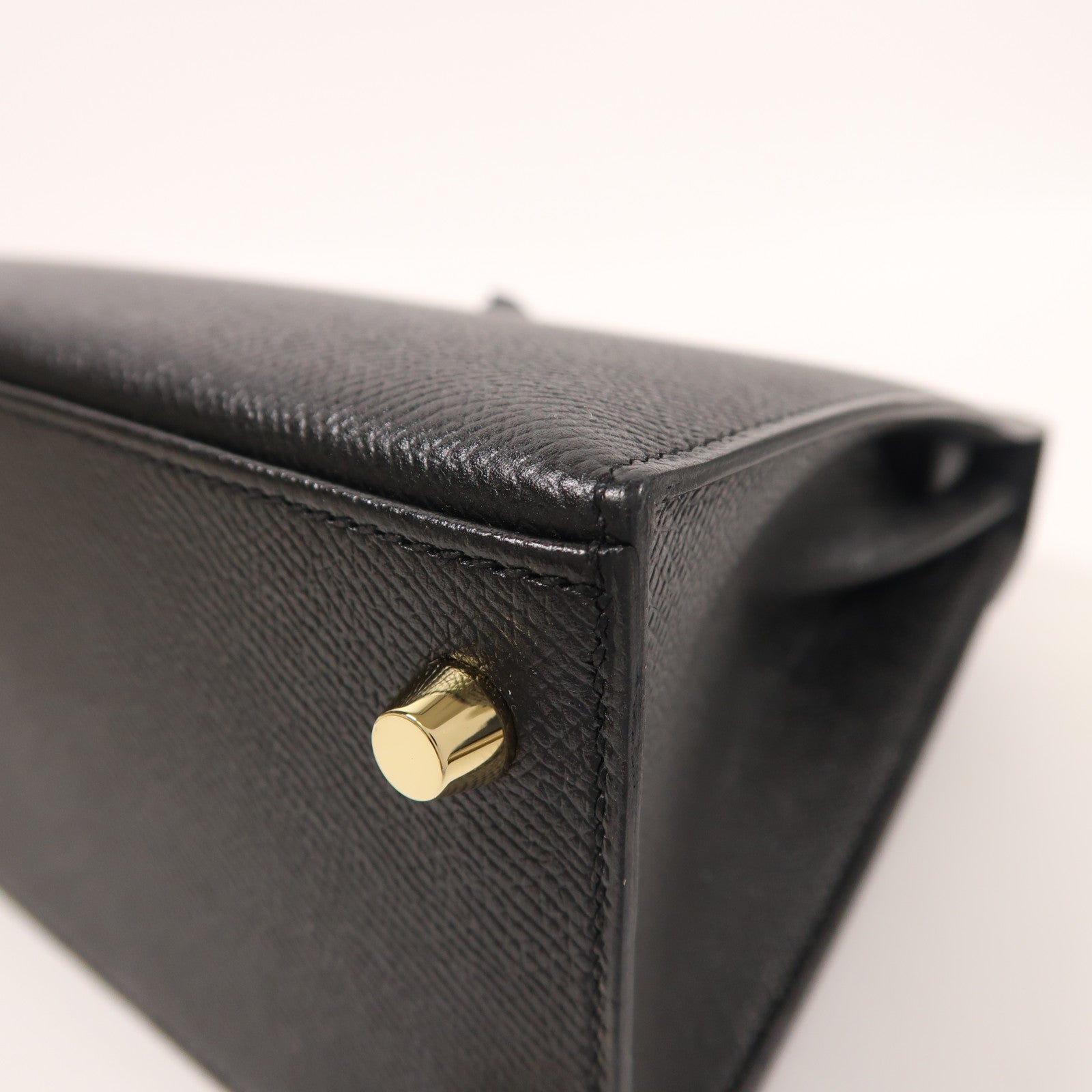 HERMES Epsom皮革Kelly 25金扣手挽肩背兩用袋