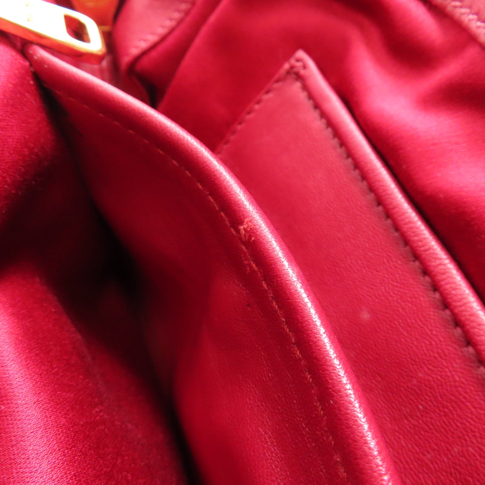 Miu Miu 皮革2 Way Shoulder金扣手挽肩背兩用袋
