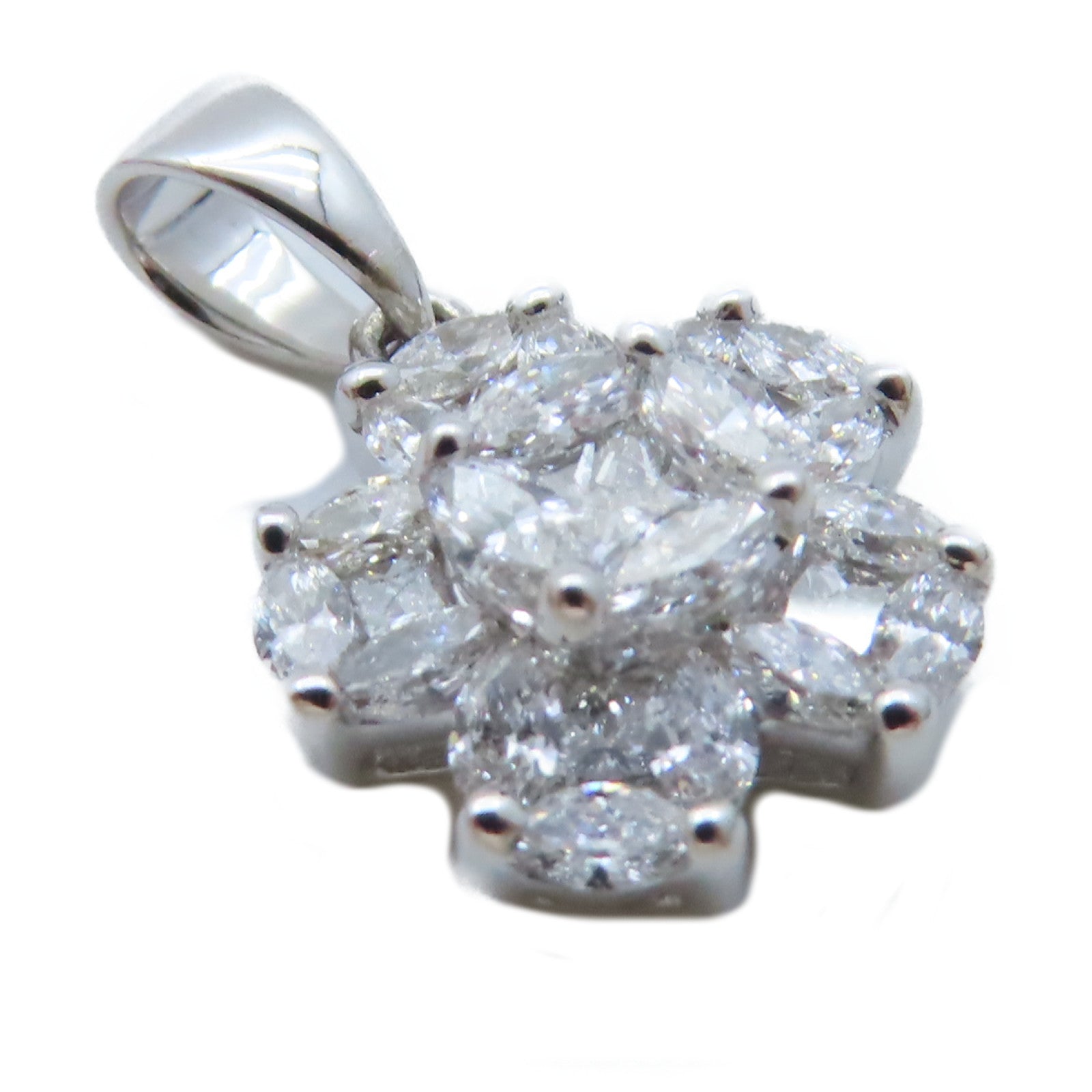 JEWELRY 18K白金Pendant 1.8g鑽石吊墜