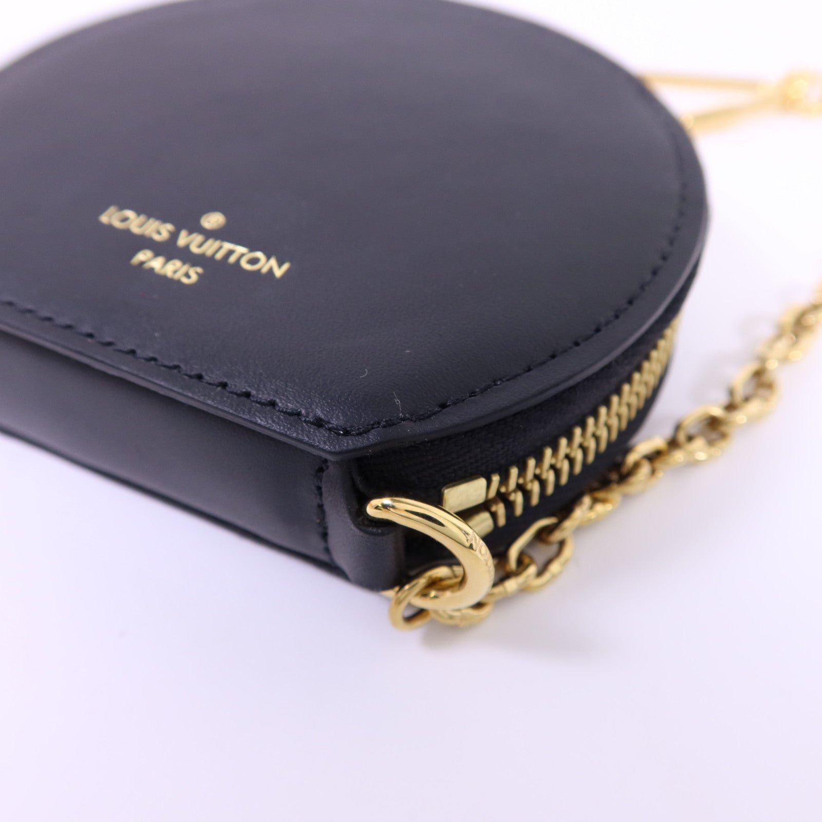 LOUIS VUITTON Monogram Micro Boite Chapeau Coin Purse Charm金扣零錢包