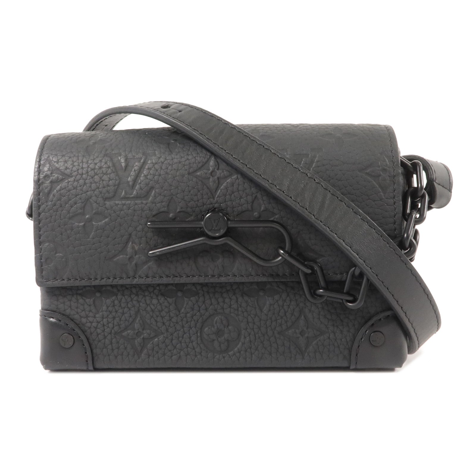 LOUIS VUITTON Monogram Taurillon Steamer Wearable Wallet肩背袋