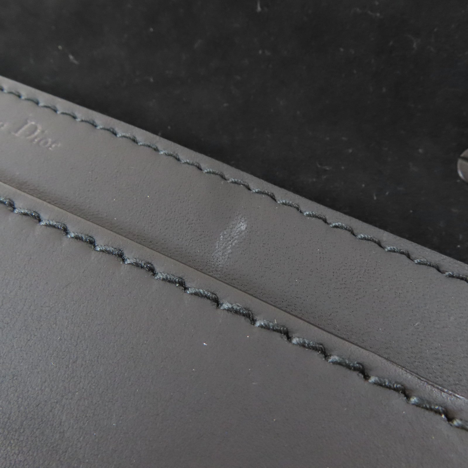 Dior 【激減優惠】牛皮皮革J'odior So Black鏈帶肩背袋黑色