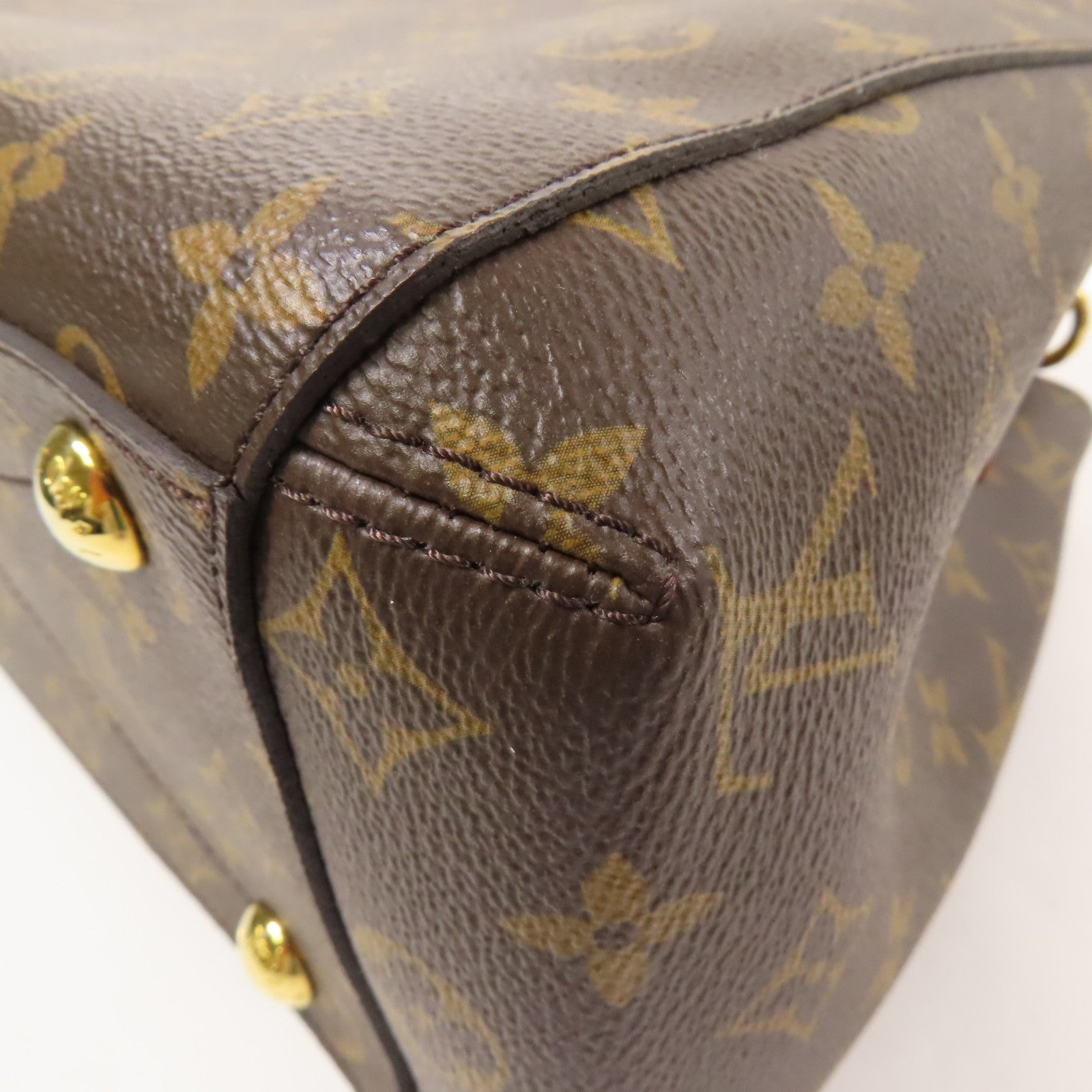 LOUIS VUITTON Monogram Montaigne MM金扣手挽肩背兩用袋