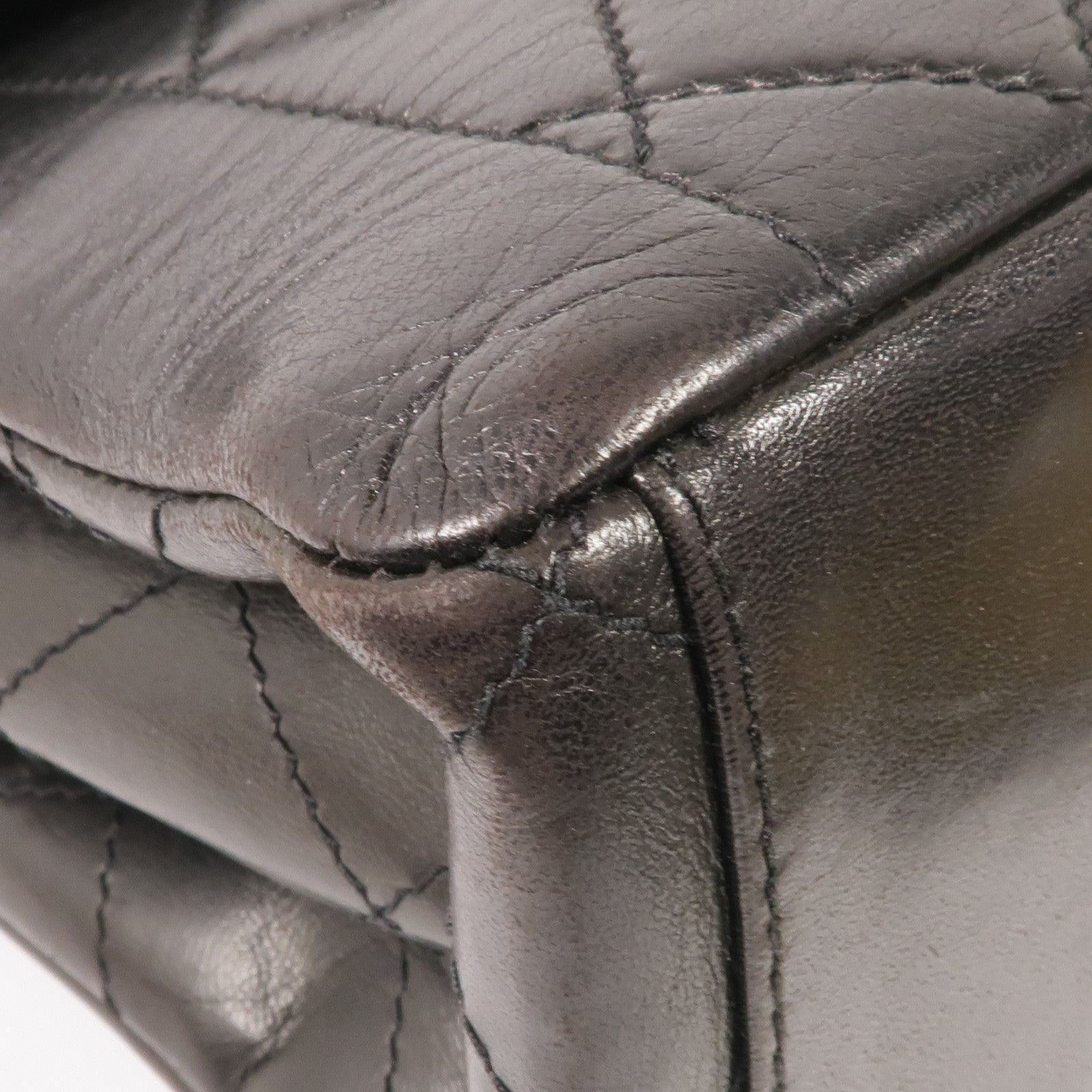 CHANEL 羊皮皮革Shoulder Bag金扣肩背袋