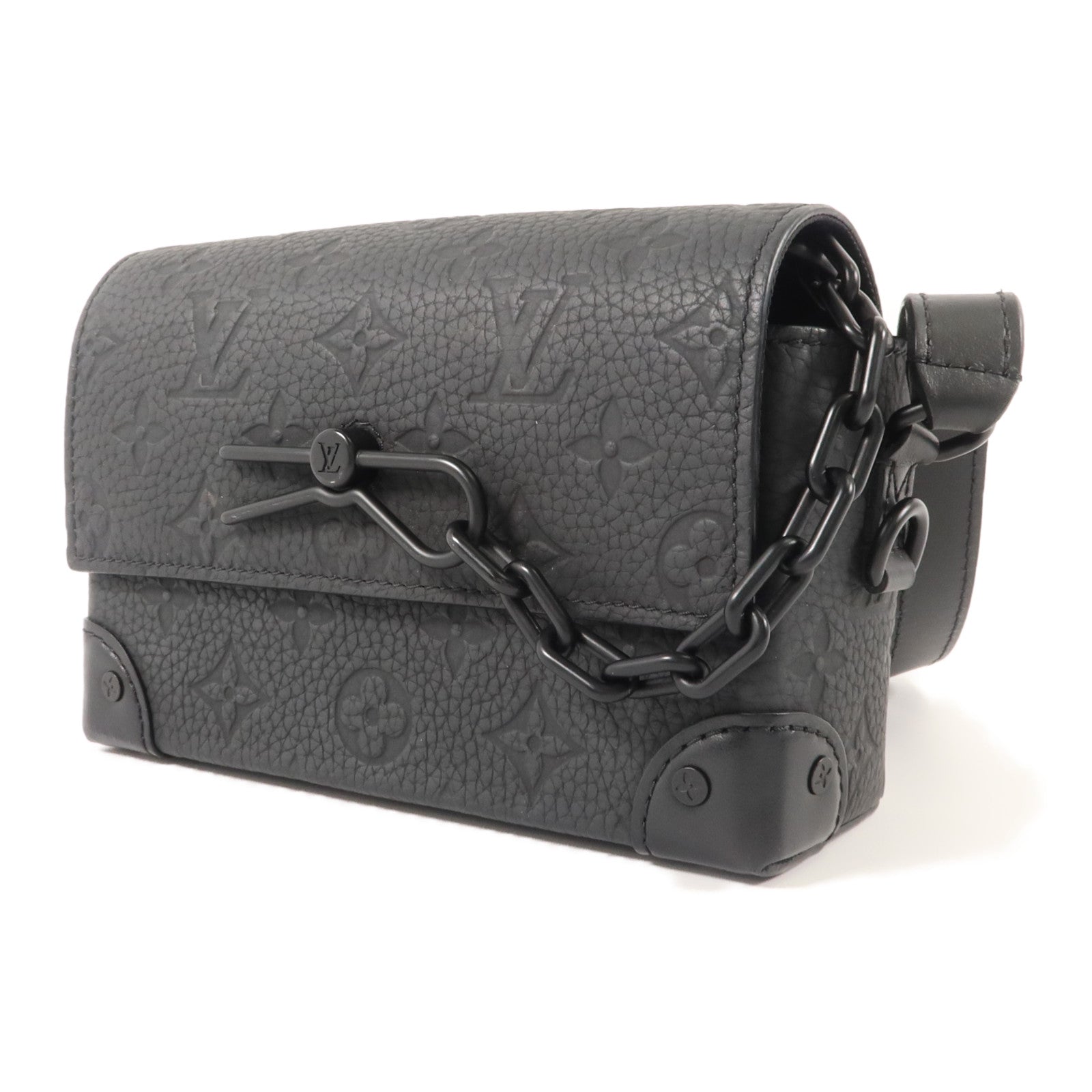 LOUIS VUITTON Monogram Taurillon Steamer Wearable Wallet肩背袋