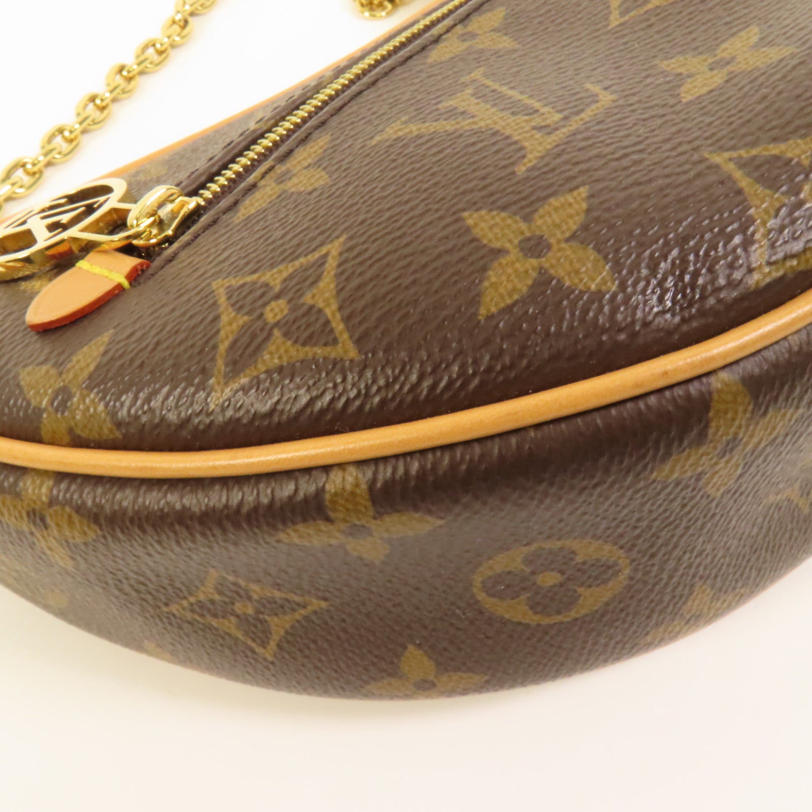 LOUIS VUITTON Monogram Loop金扣肩背袋棕色