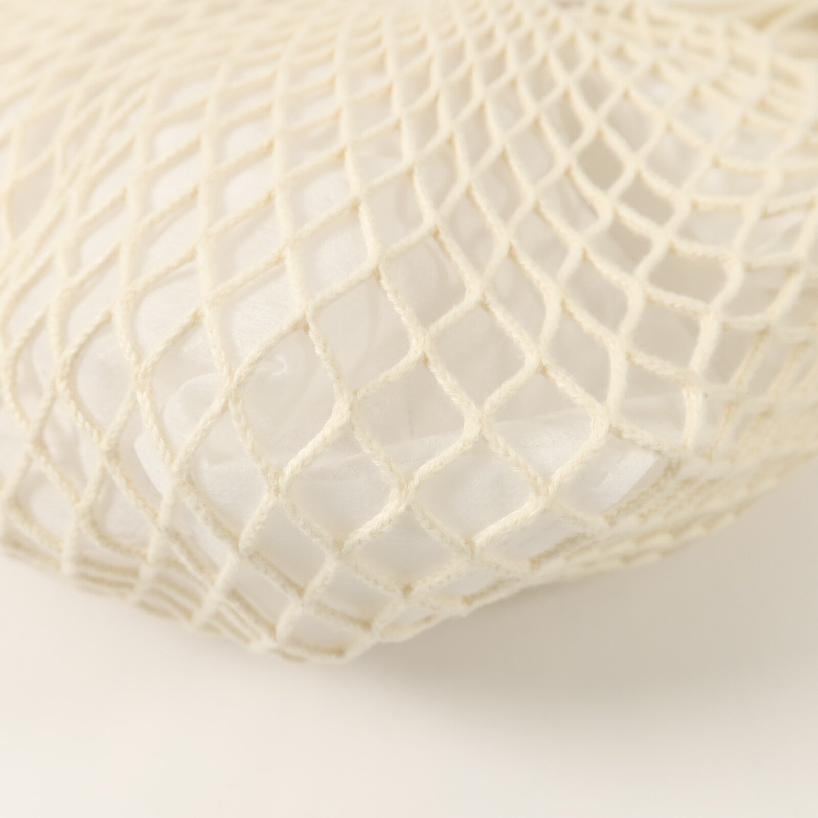 Longchamp 針織布料Le Pliage Filet L Mesh Bag手挽肩背兩用袋