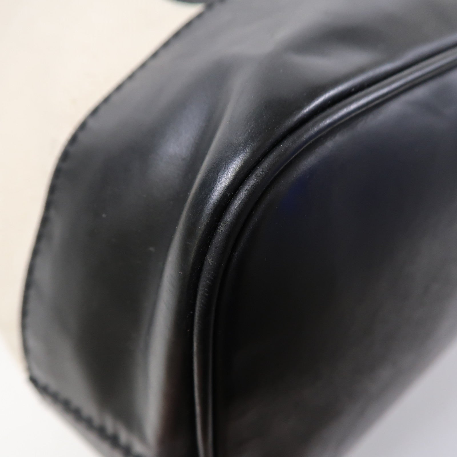 BALENCIAGA 帆布Shoulder Bag銀扣肩背袋白色/黑色