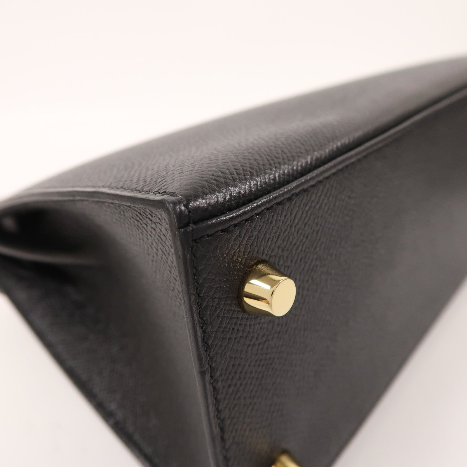 HERMES Epsom皮革Kelly 25金扣手挽肩背兩用袋