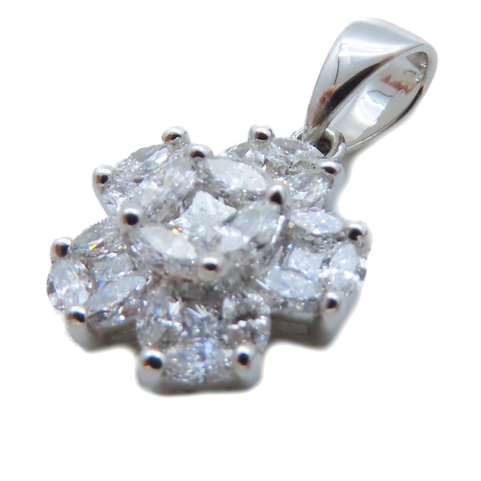 JEWELRY 18K白金Pendant 1.8g鑽石吊墜