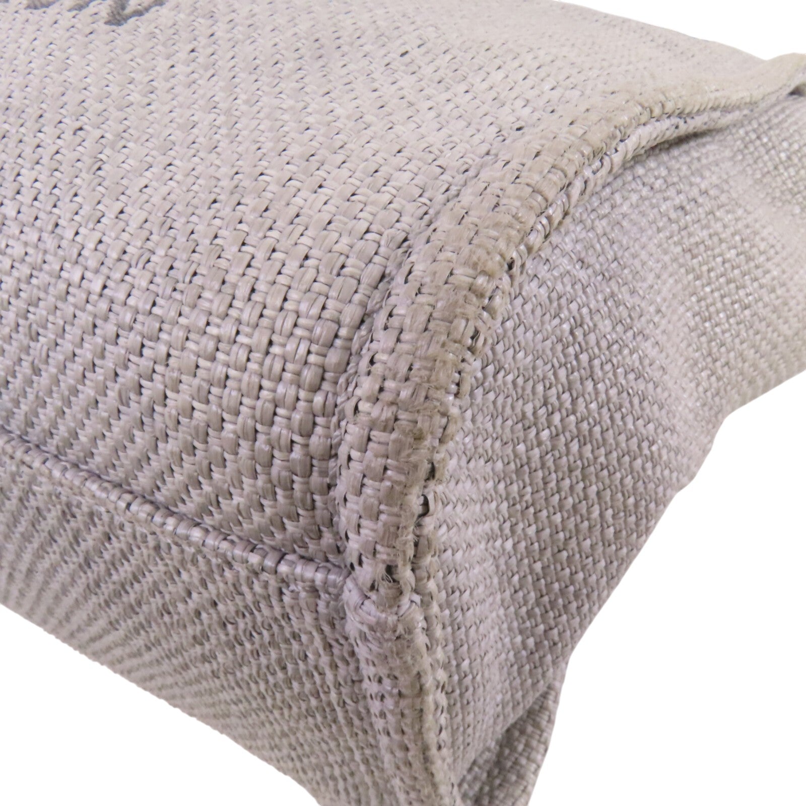 CHANEL 帆布Small Deauville Tote Bag銀扣鏈帶肩背袋