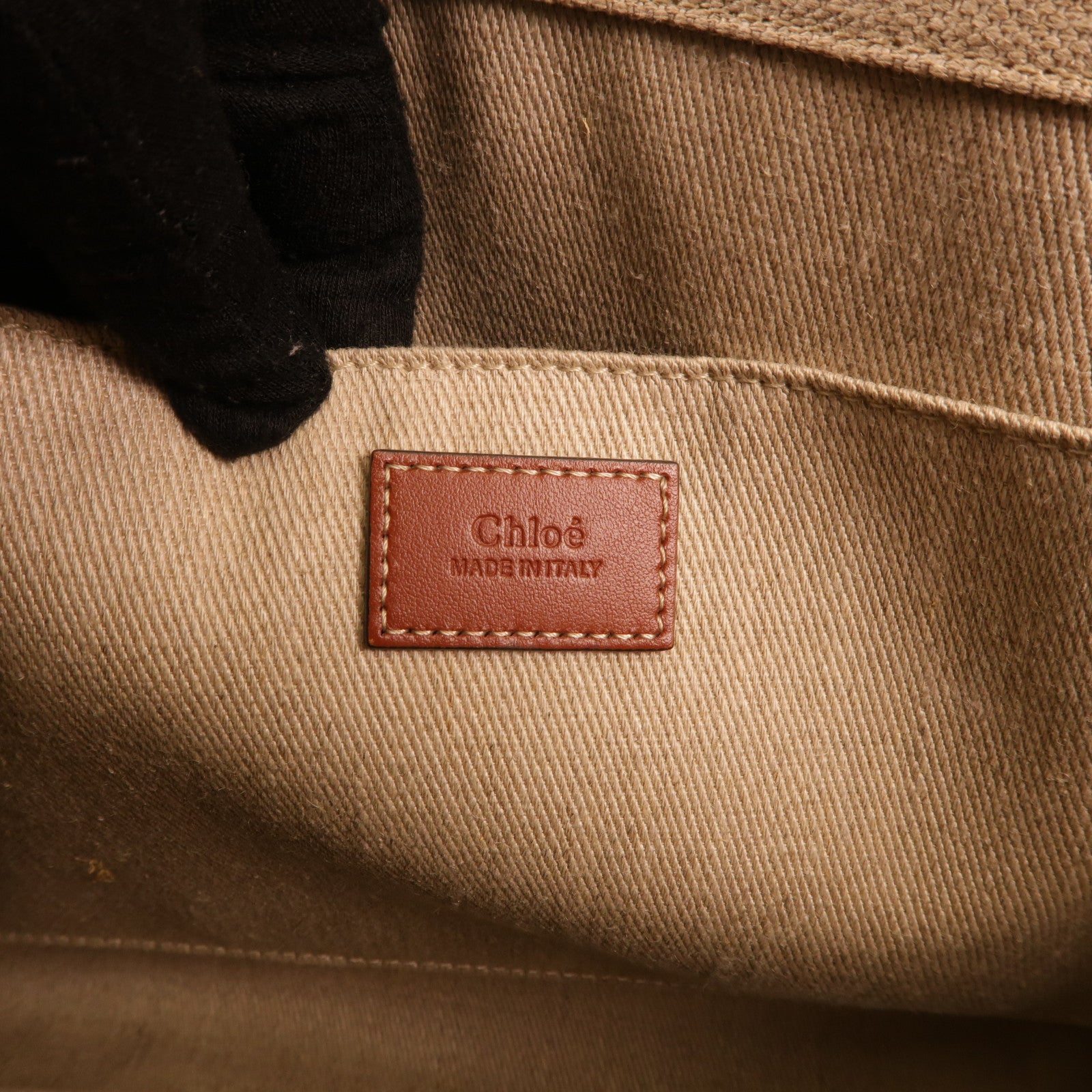 Chloe【激減優惠】 帆布Large Woody手挽袋